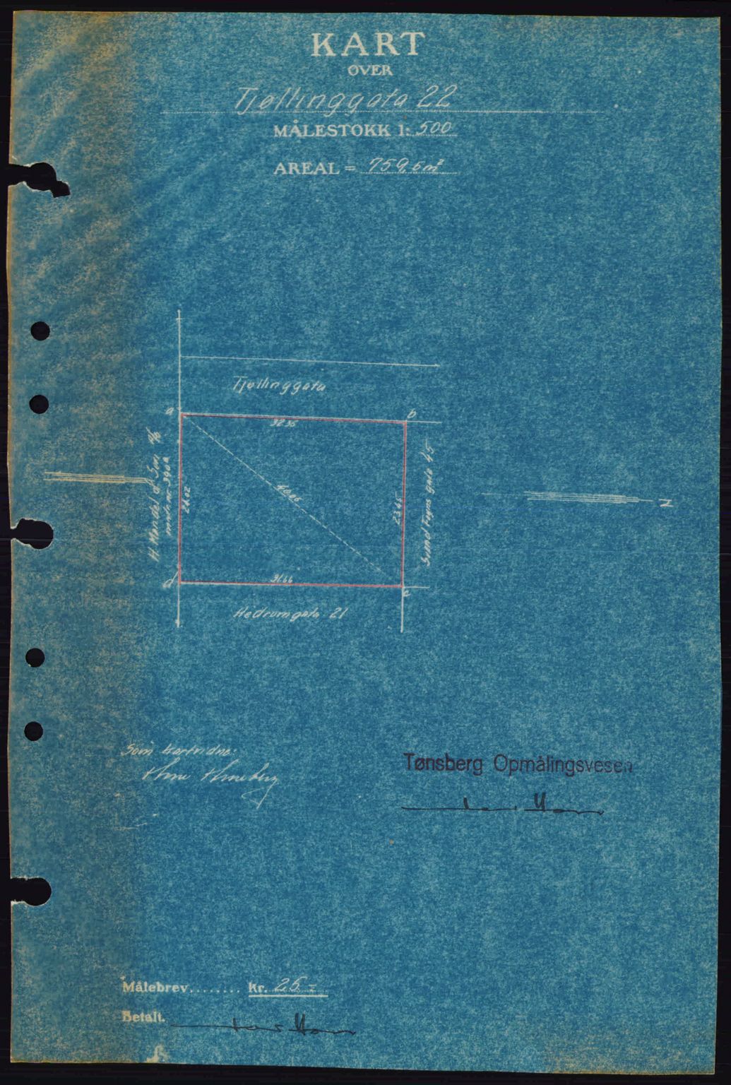 Tønsberg sorenskriveri, AV/SAKO-A-130/G/Ga/Gaa/L0016: Mortgage book no. A16, 1944-1945, Diary no: : 181/1945