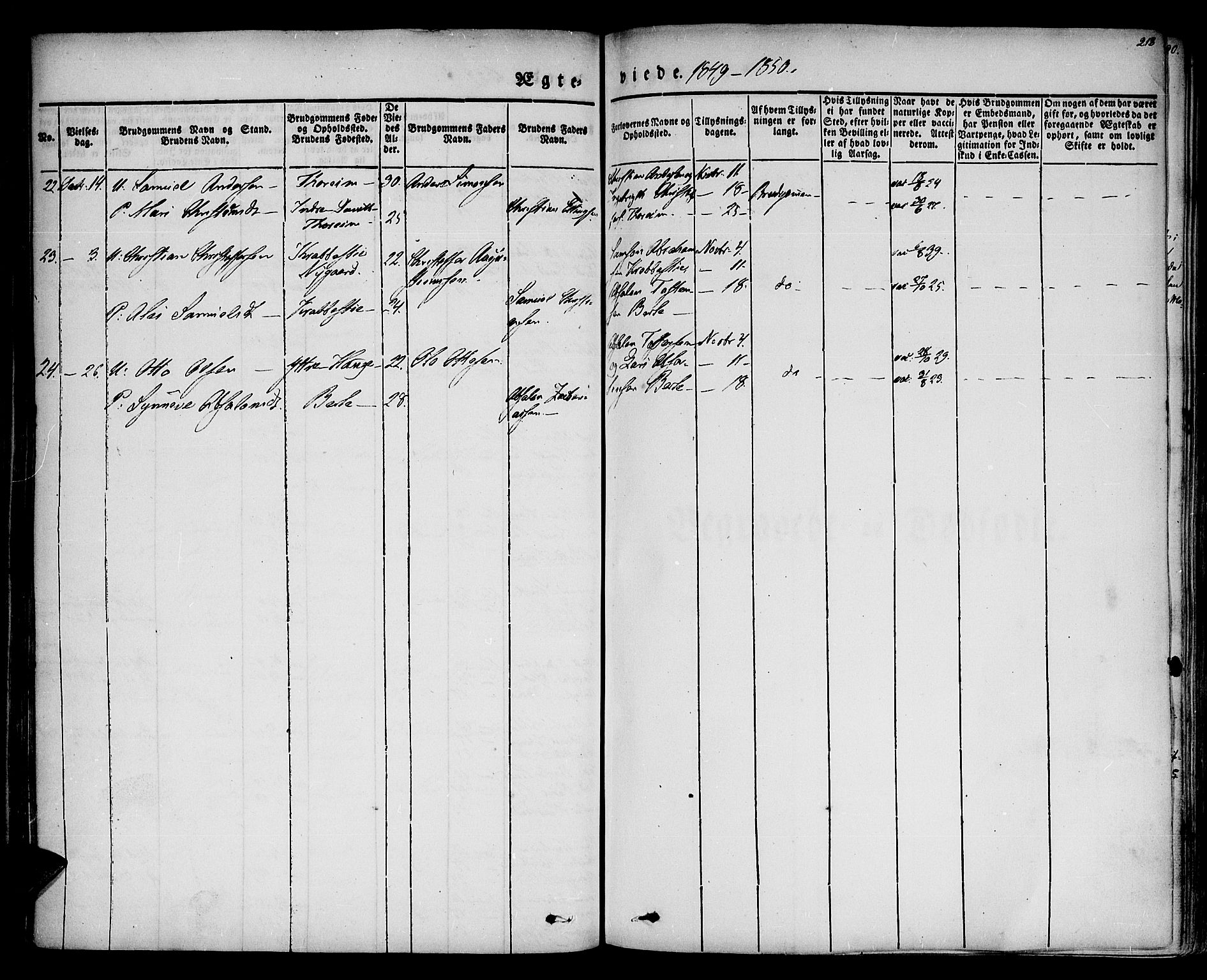 Davik sokneprestembete, AV/SAB-A-79701/H/Haa/Haaa/L0004: Parish register (official) no. A 4, 1830-1849, p. 218