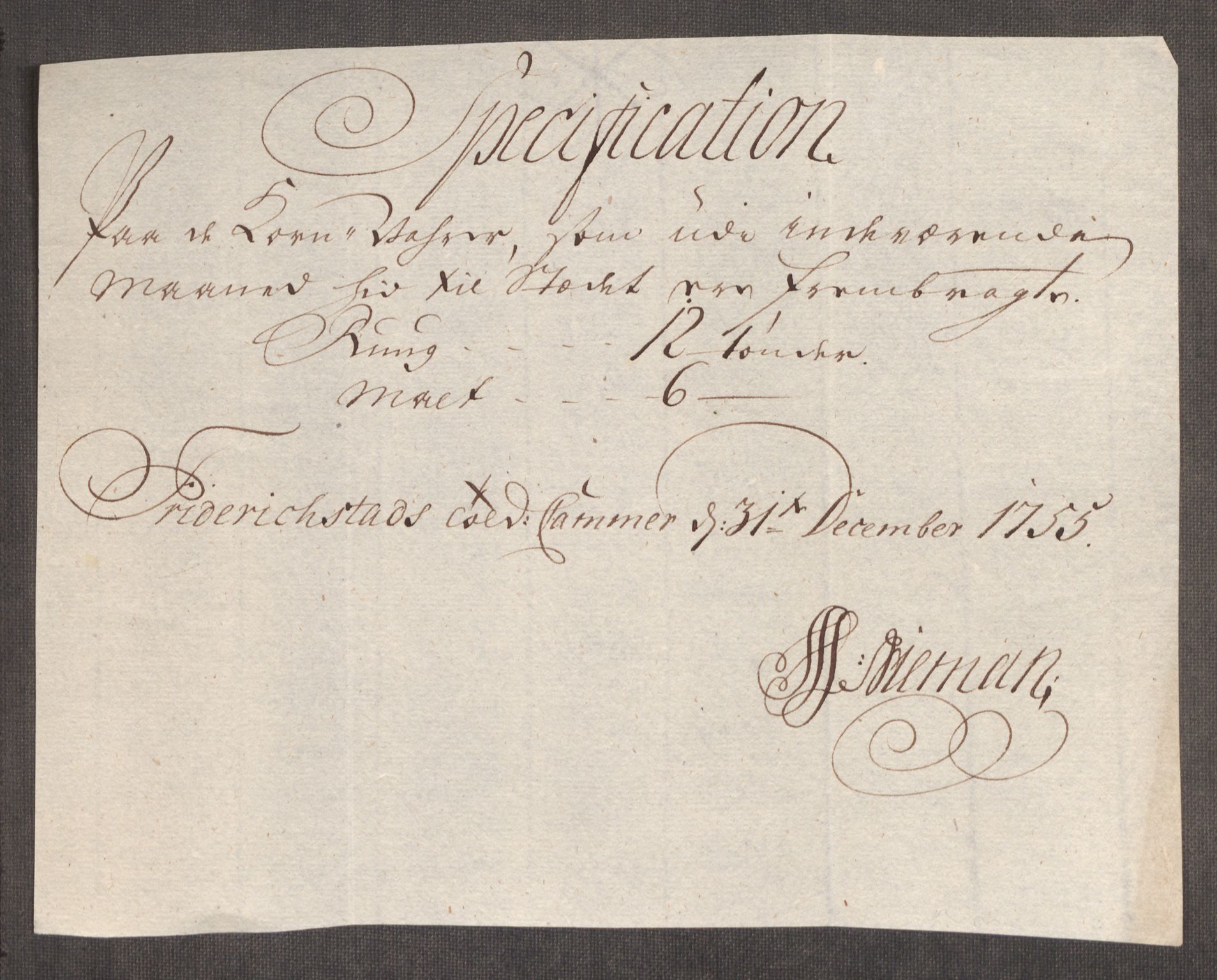 Rentekammeret inntil 1814, Realistisk ordnet avdeling, AV/RA-EA-4070/Oe/L0005: [Ø1]: Priskuranter, 1753-1757, p. 379