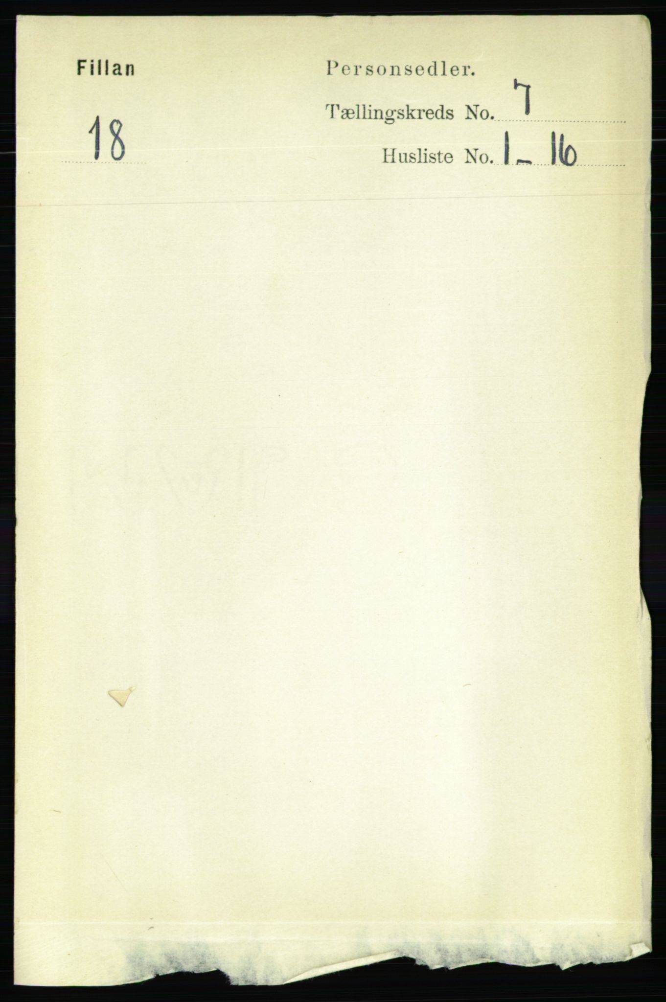 RA, 1891 census for 1616 Fillan, 1891, p. 1580