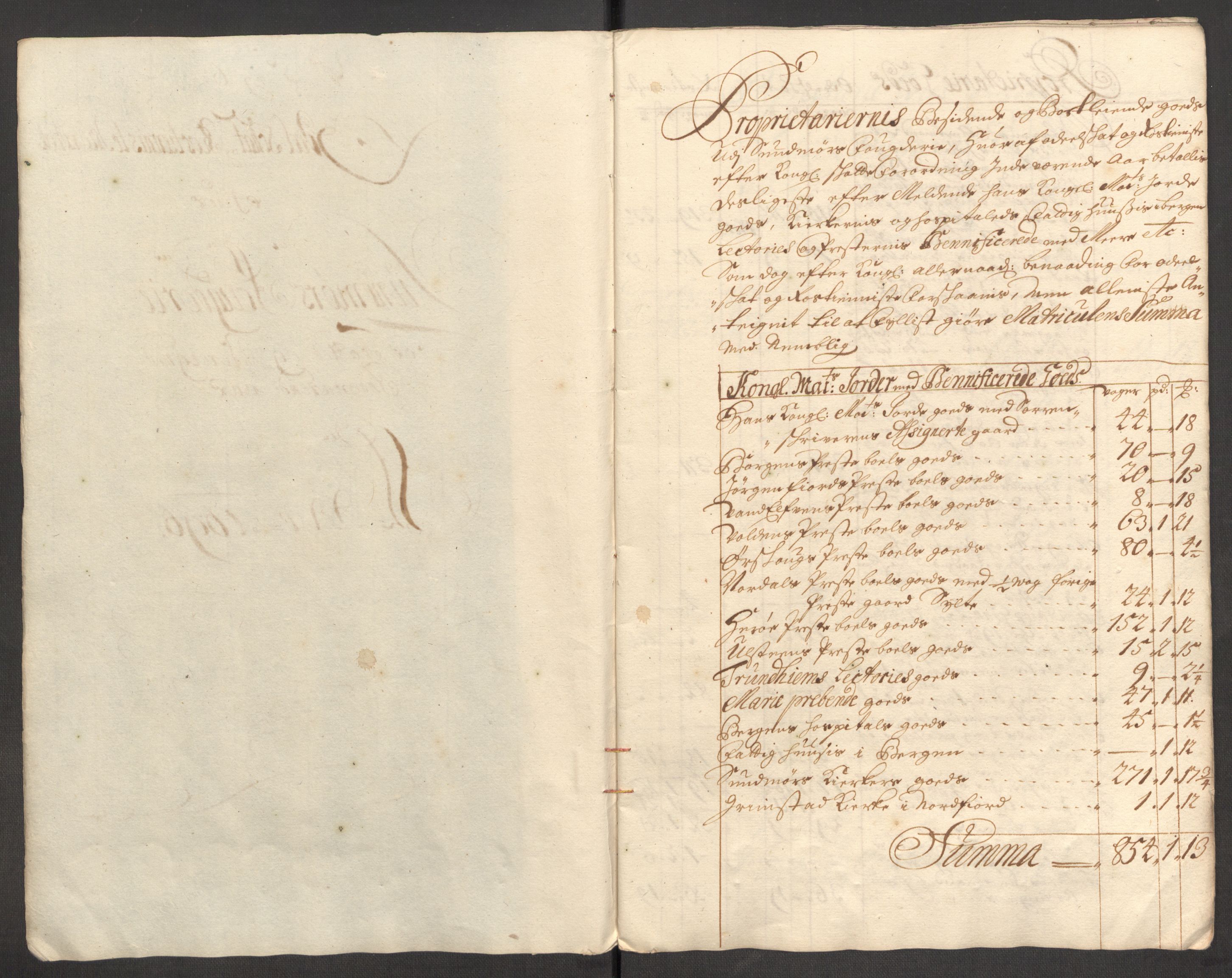 Rentekammeret inntil 1814, Reviderte regnskaper, Fogderegnskap, AV/RA-EA-4092/R54/L3556: Fogderegnskap Sunnmøre, 1696-1698, p. 102