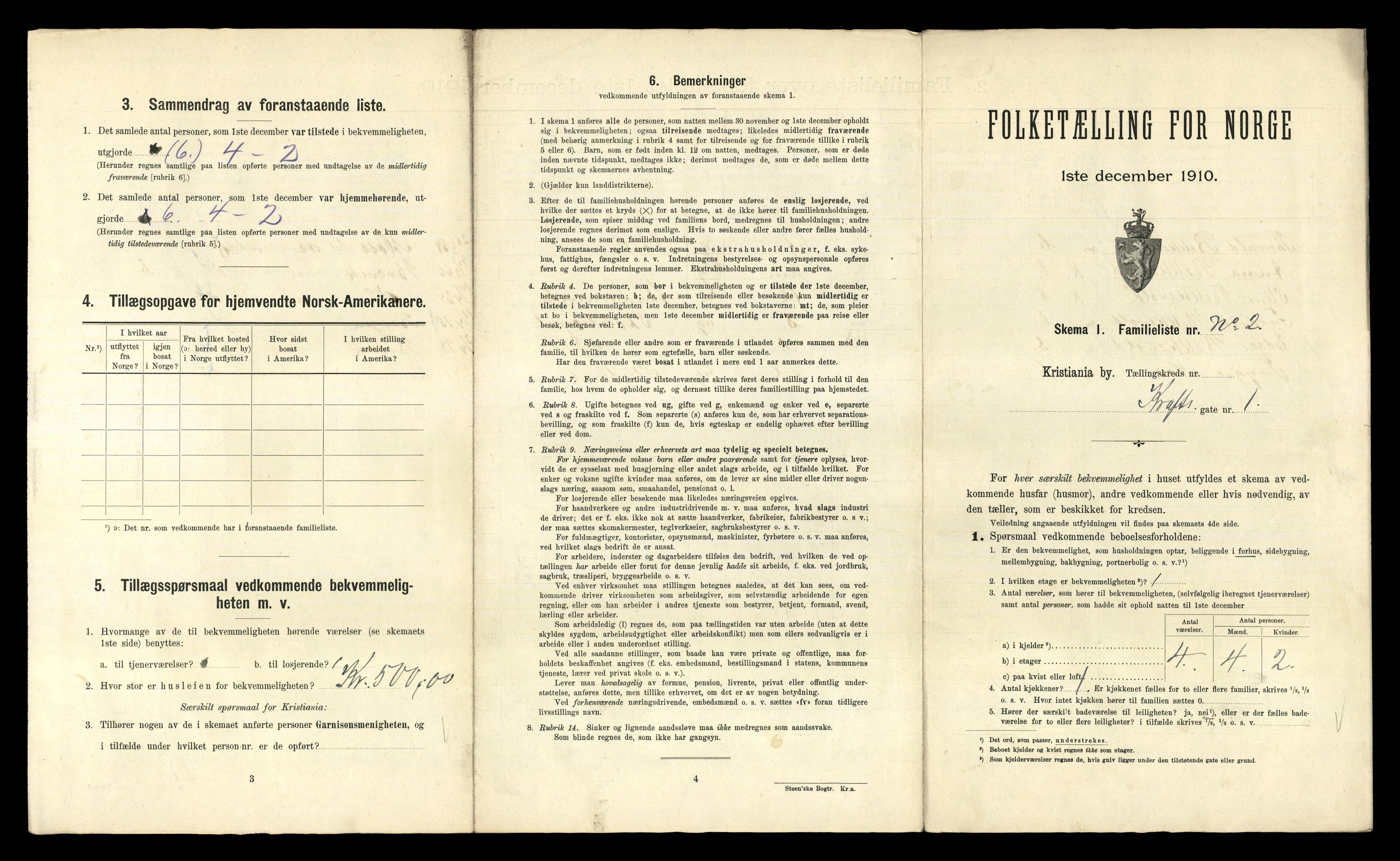 RA, 1910 census for Kristiania, 1910, p. 52549