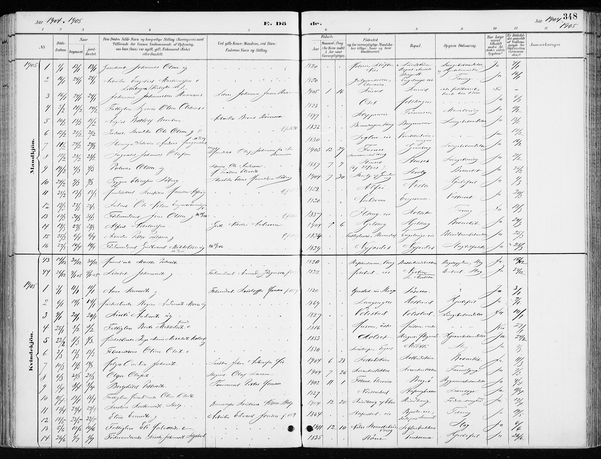 Løten prestekontor, AV/SAH-PREST-022/K/Ka/L0010: Parish register (official) no. 10, 1892-1907, p. 348