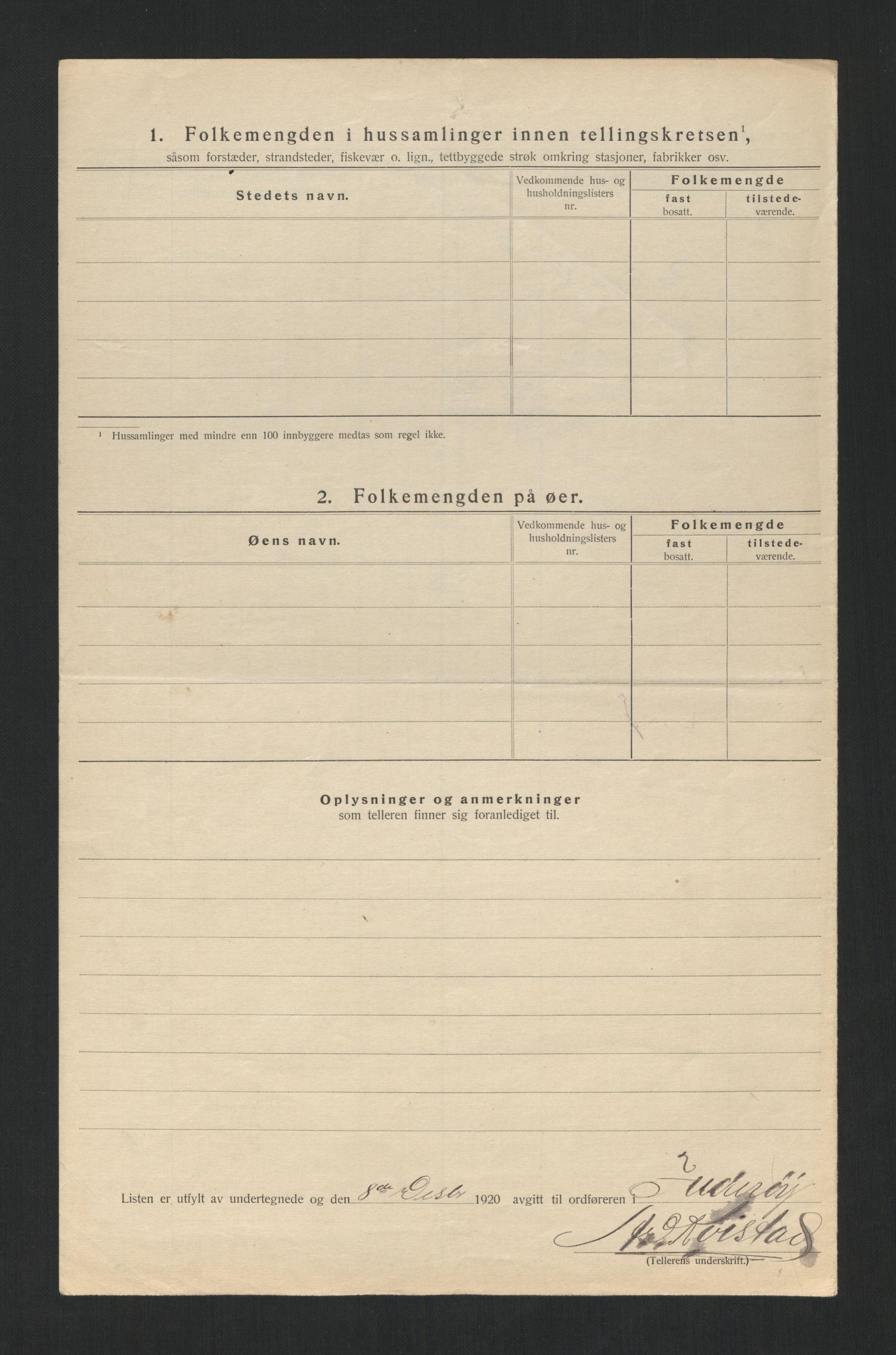 SAT, 1920 census for Inderøy, 1920, p. 33