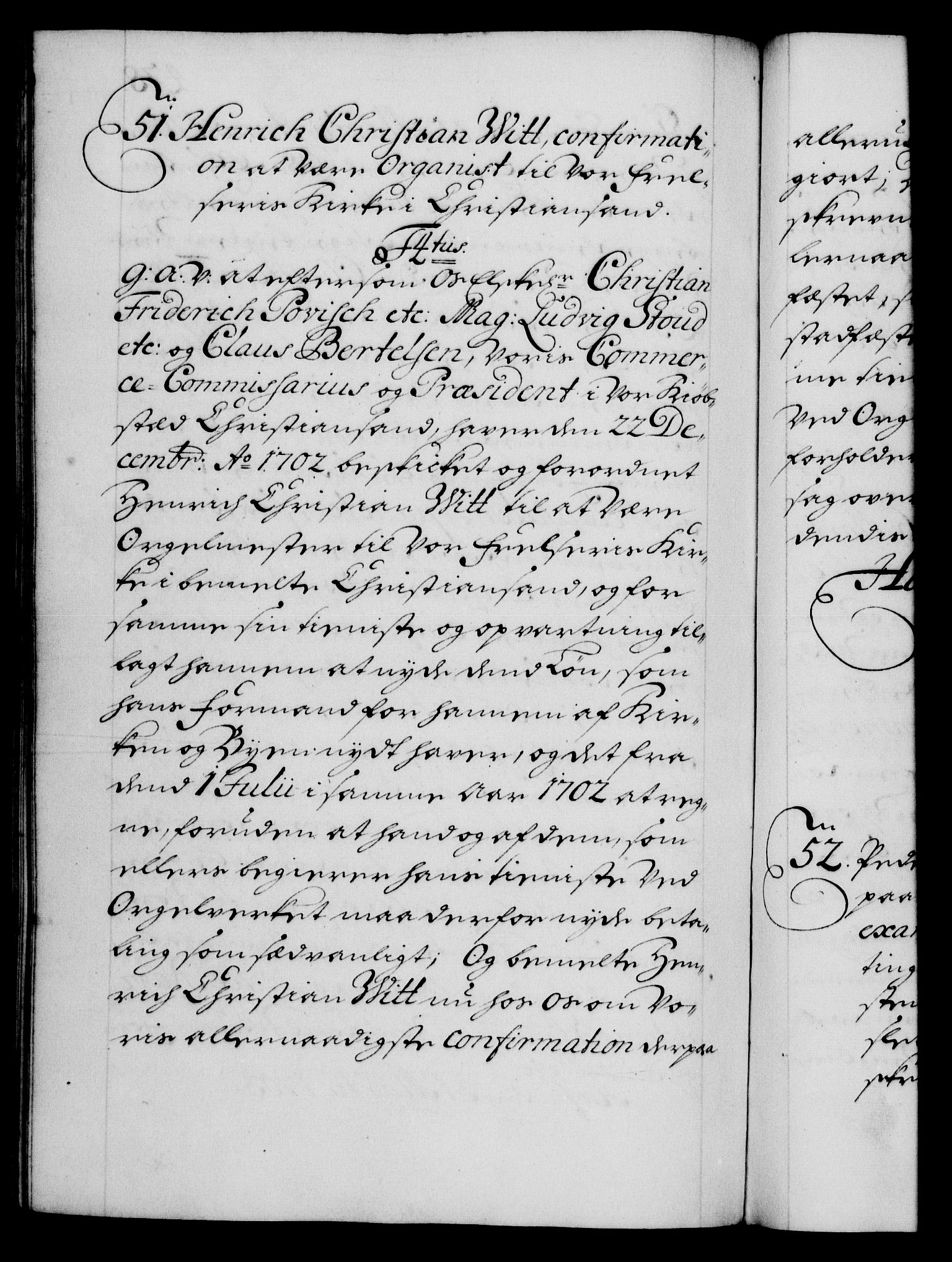 Danske Kanselli 1572-1799, AV/RA-EA-3023/F/Fc/Fca/Fcaa/L0018: Norske registre, 1699-1703, p. 478b