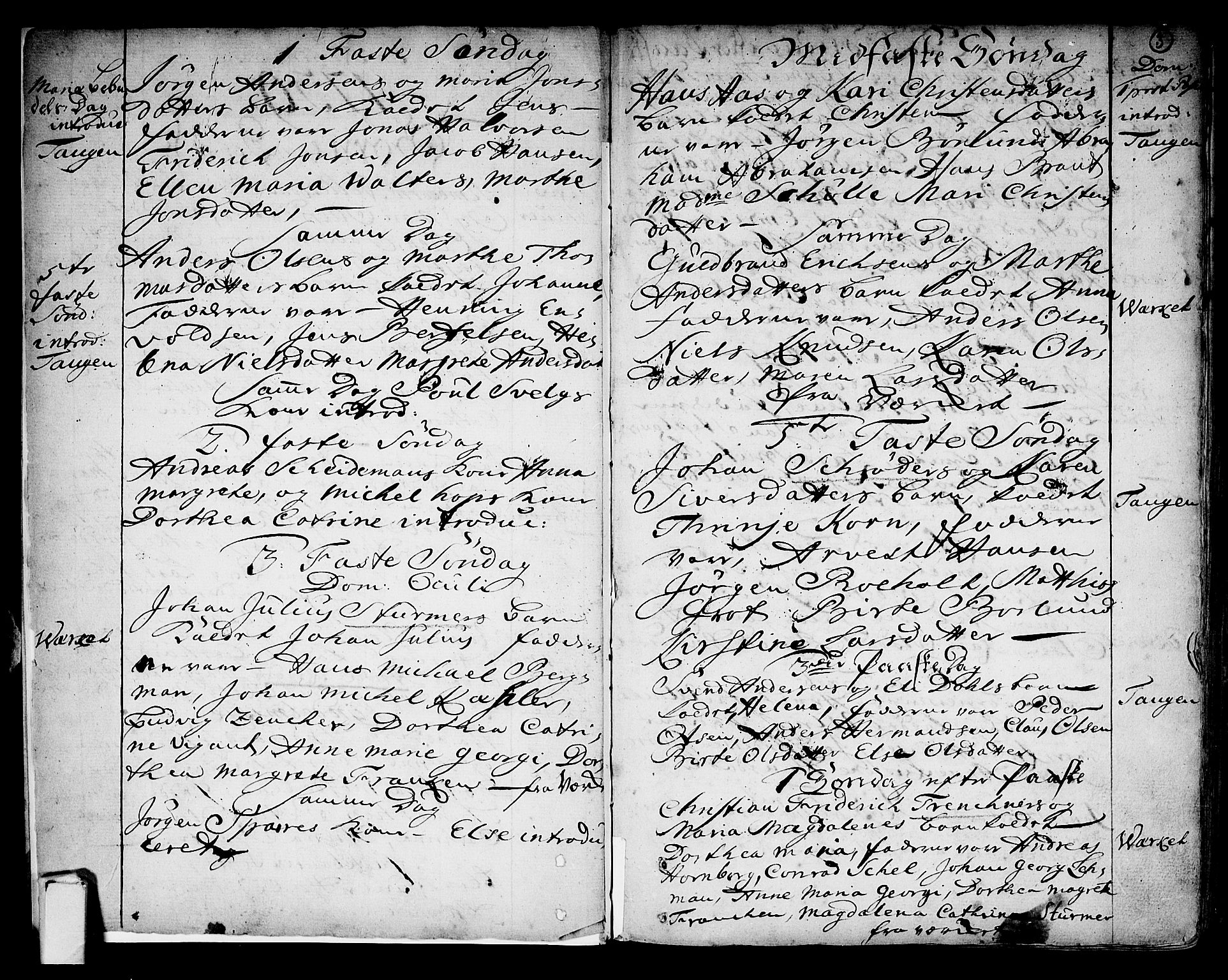 Strømsø kirkebøker, SAKO/A-246/F/Fb/L0002: Parish register (official) no. II 2, 1739-1814, p. 3
