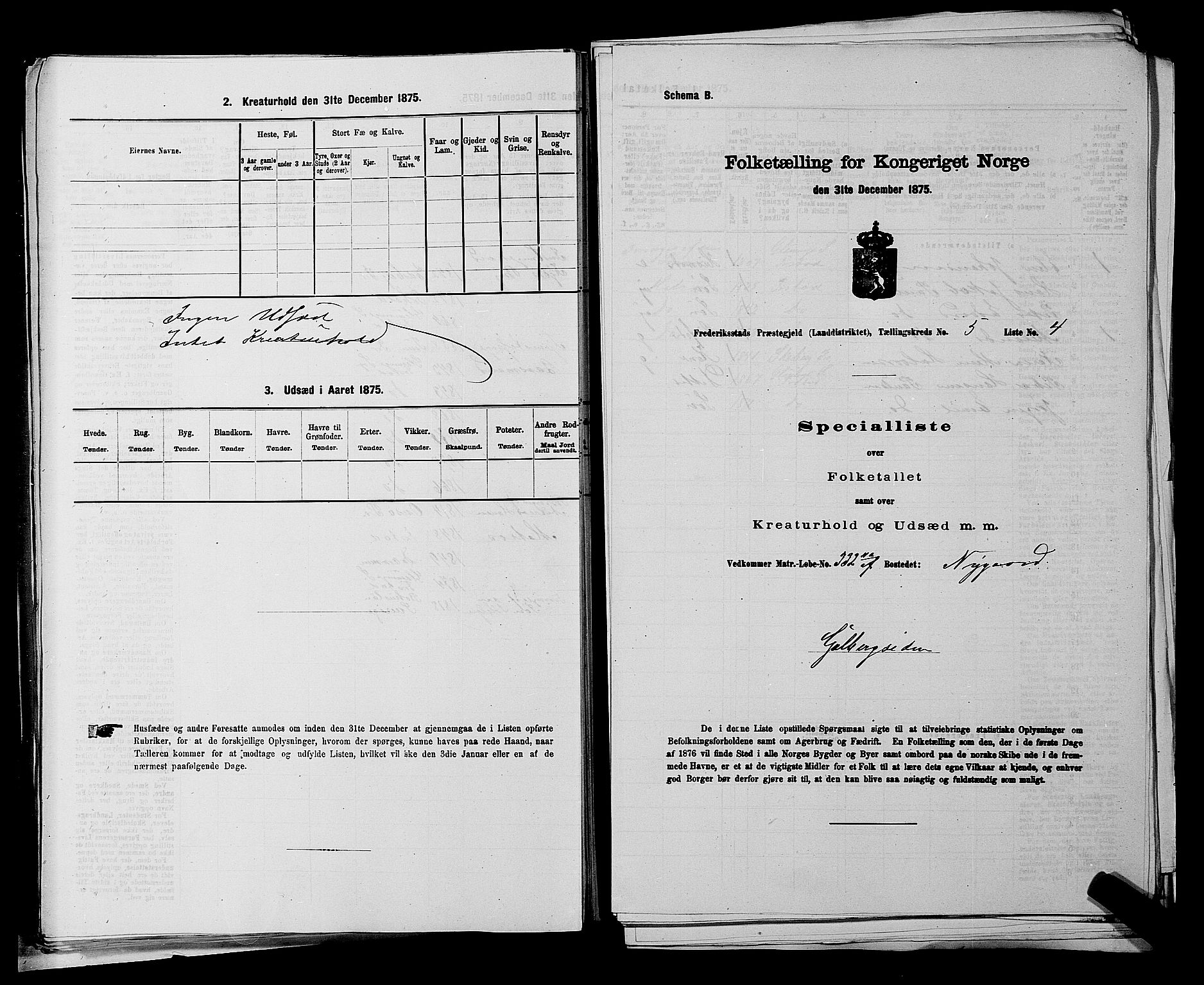 RA, 1875 census for 0132L Fredrikstad/Glemmen, 1875, p. 1015