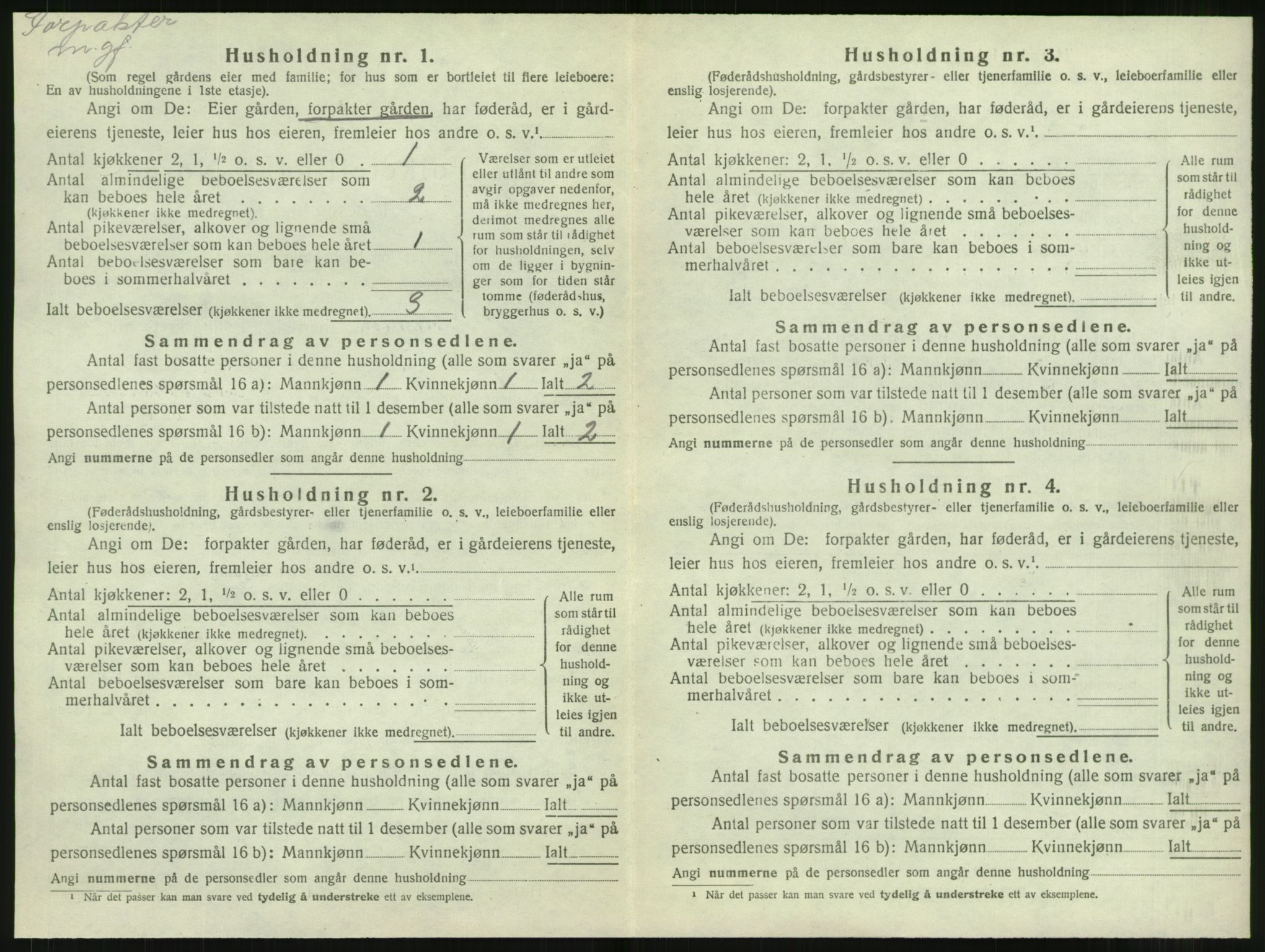 SAT, 1920 census for Malm, 1920, p. 372