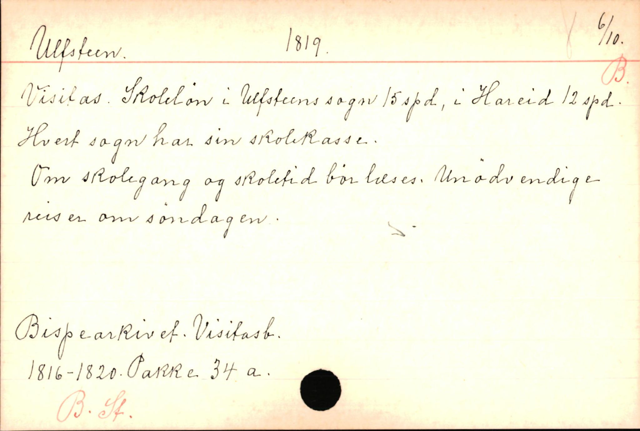 Haugen, Johannes - lærer, SAB/SAB/PA-0036/01/L0001: Om klokkere og lærere, 1521-1904, p. 10611