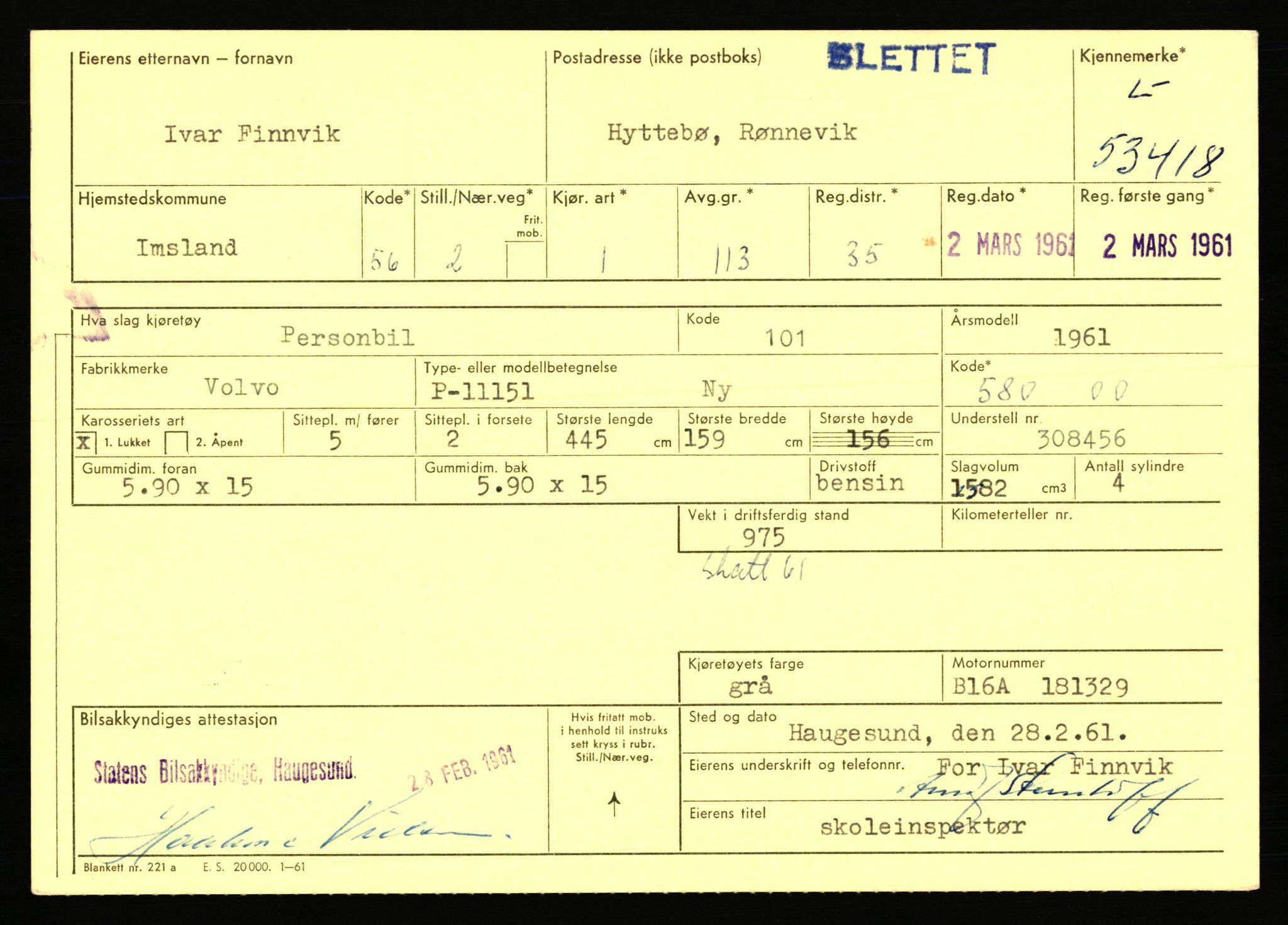 Stavanger trafikkstasjon, AV/SAST-A-101942/0/F/L0053: L-52900 - L-54199, 1930-1971, p. 1341