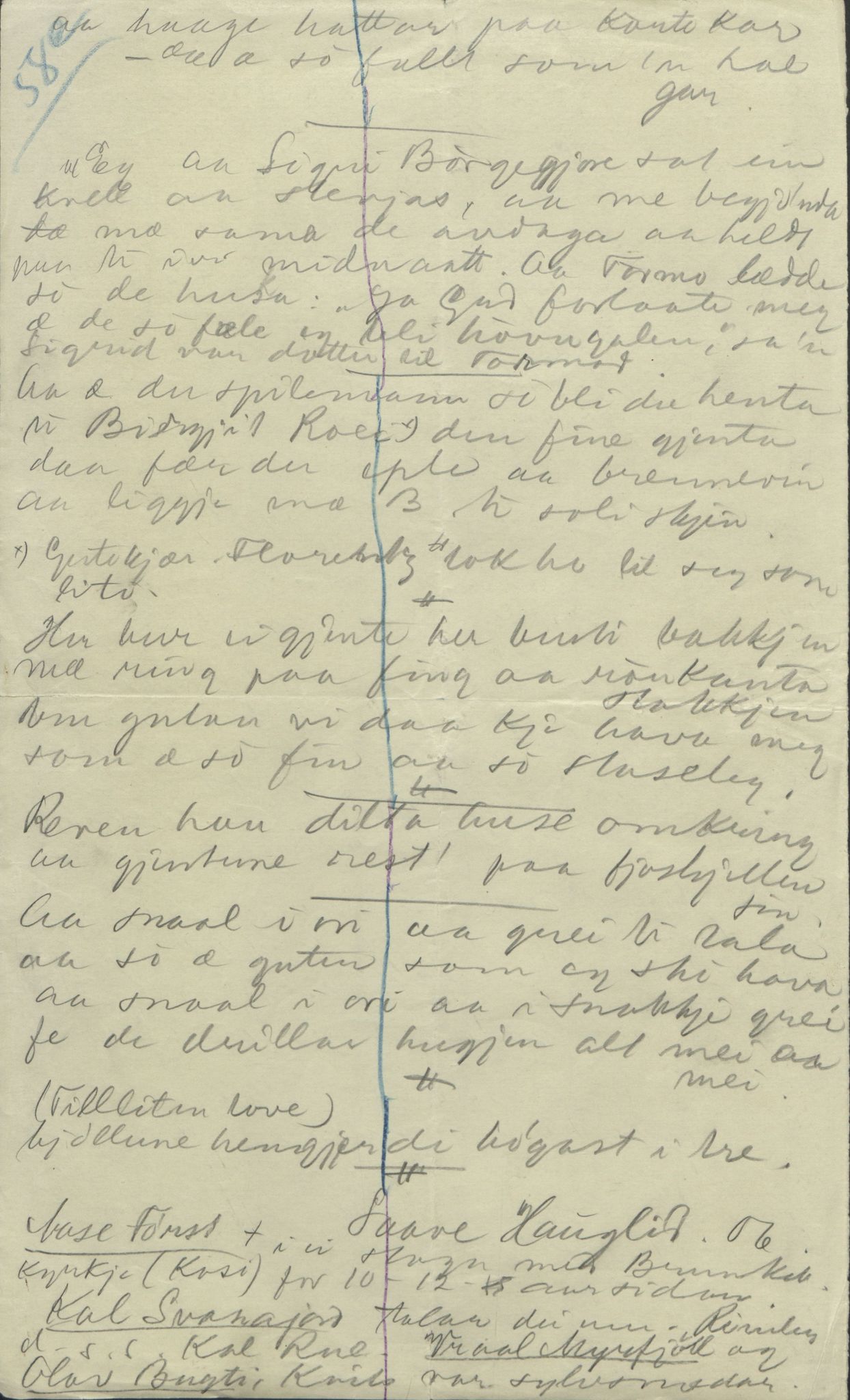 Rikard Berge, TEMU/TGM-A-1003/F/L0004/0044: 101-159 / 147 Visa om Storegut 4 vers. Også diverse kjelder. , 1906-1908, p. 58c