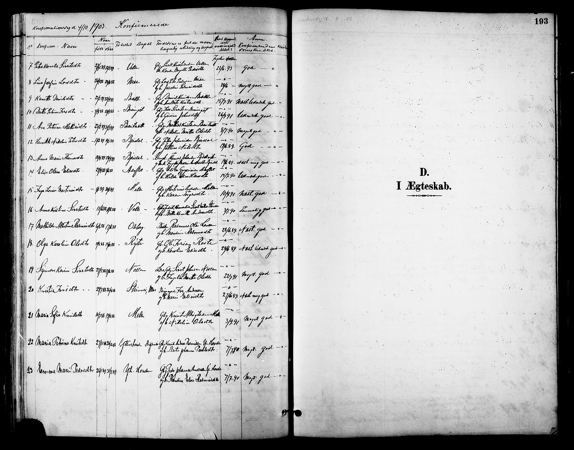 Ministerialprotokoller, klokkerbøker og fødselsregistre - Møre og Romsdal, SAT/A-1454/513/L0189: Parish register (copy) no. 513C03, 1883-1904, p. 193