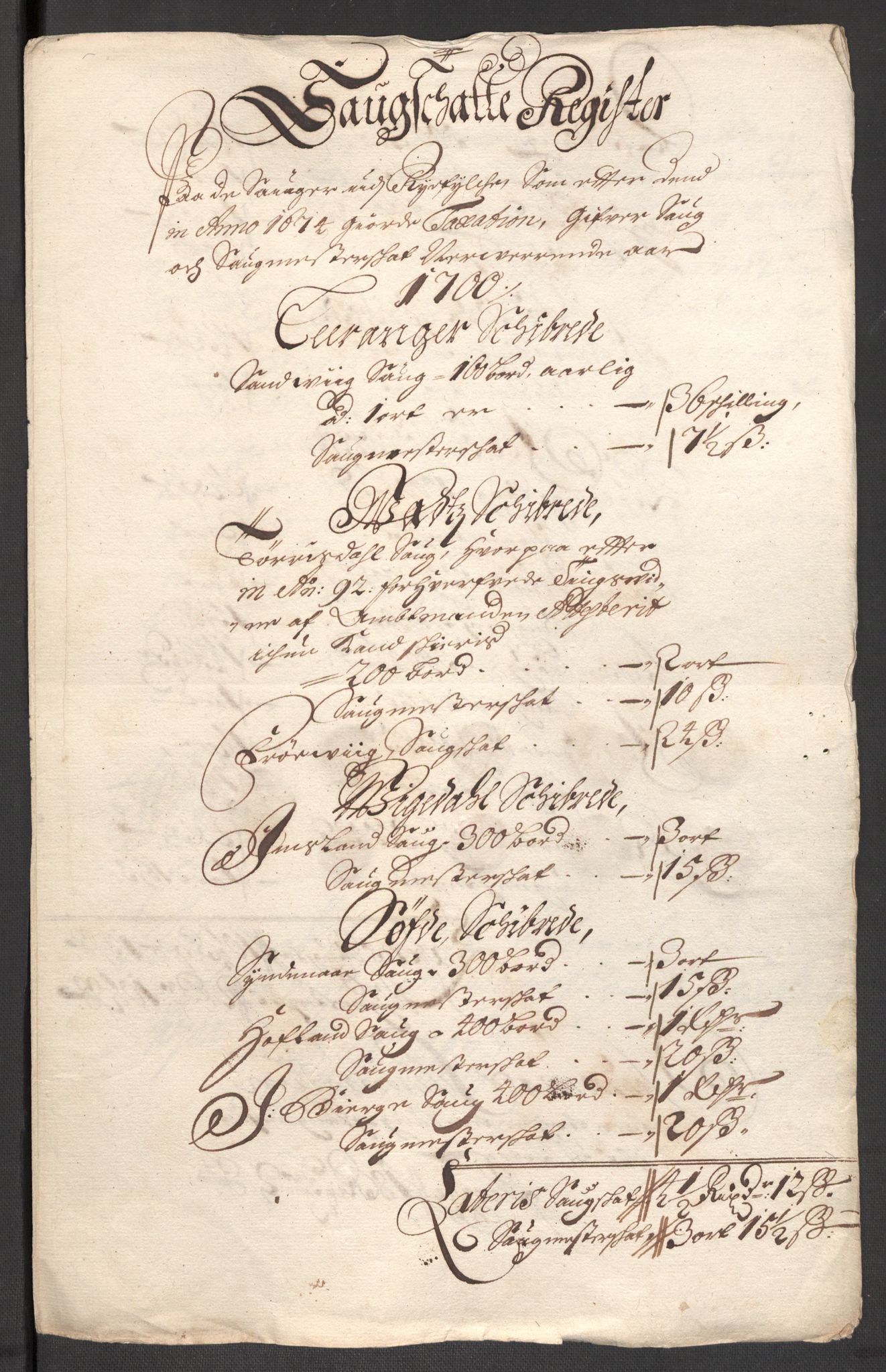 Rentekammeret inntil 1814, Reviderte regnskaper, Fogderegnskap, RA/EA-4092/R47/L2858: Fogderegnskap Ryfylke, 1697-1700, p. 360