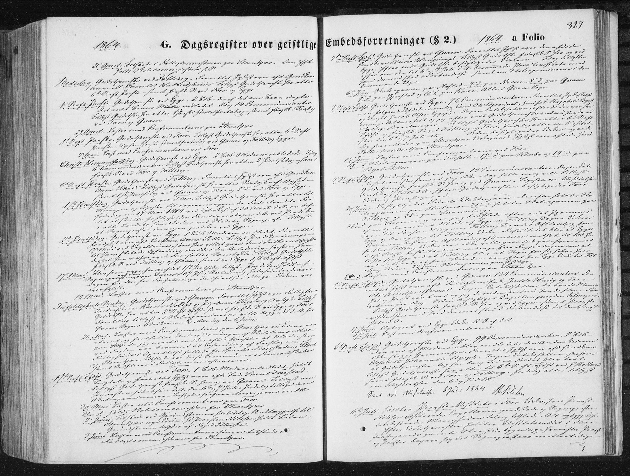 Ministerialprotokoller, klokkerbøker og fødselsregistre - Nord-Trøndelag, SAT/A-1458/746/L0447: Parish register (official) no. 746A06, 1860-1877, p. 327