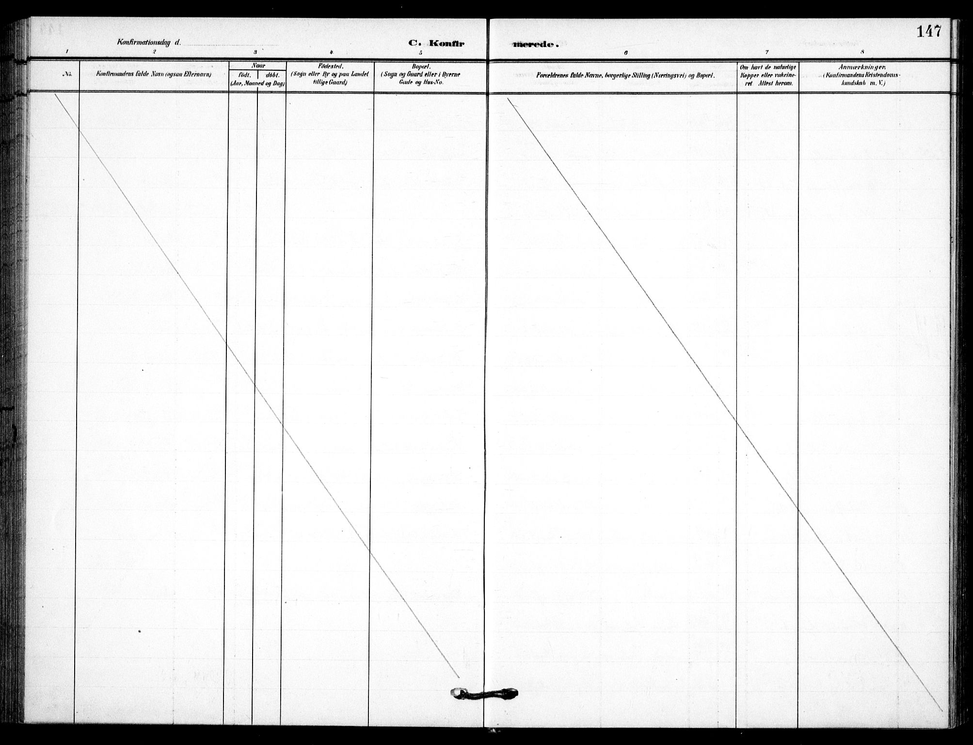 Skedsmo prestekontor Kirkebøker, SAO/A-10033a/F/Fc/L0001: Parish register (official) no. III 1, 1908-1916, p. 147