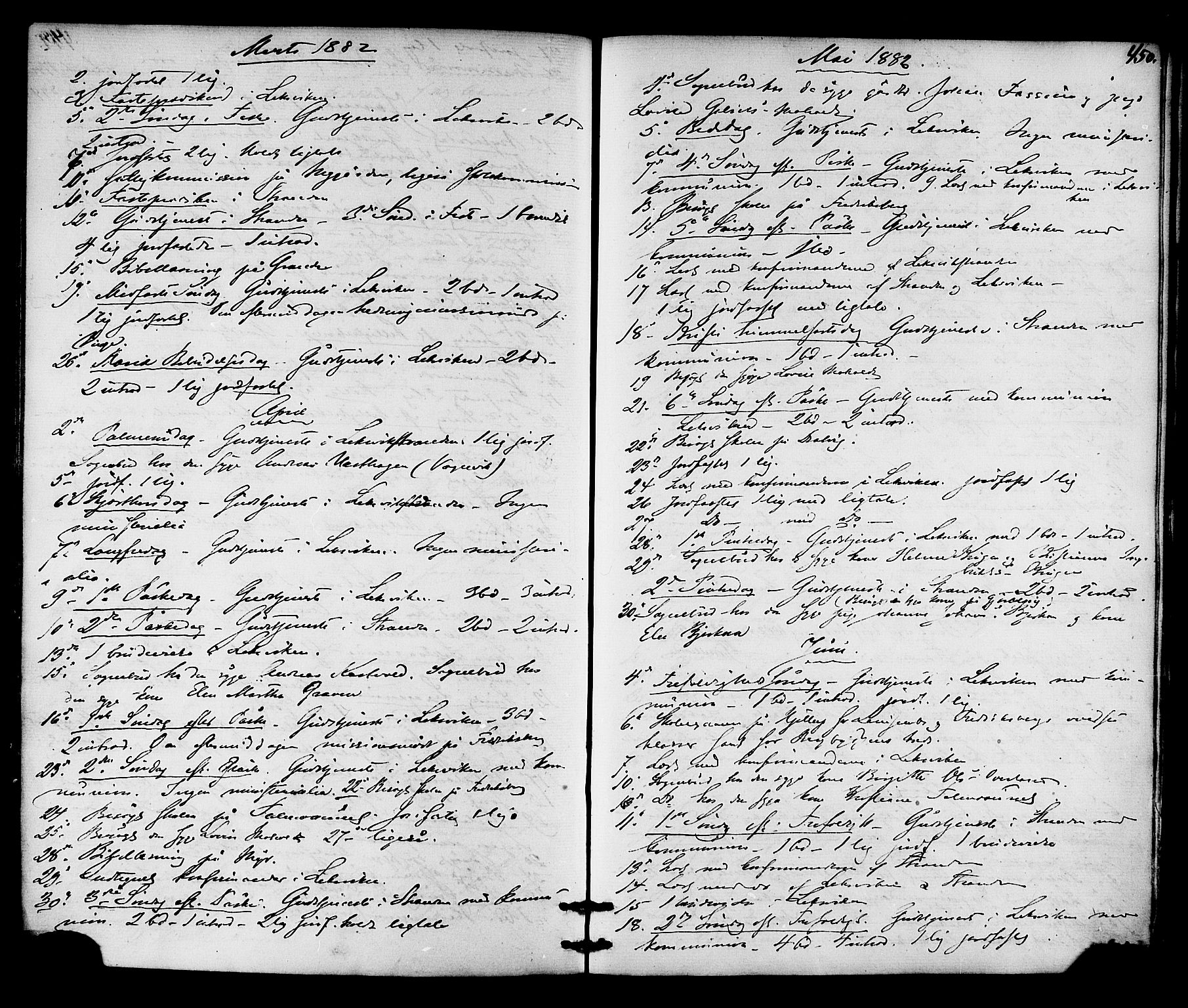 Ministerialprotokoller, klokkerbøker og fødselsregistre - Nord-Trøndelag, SAT/A-1458/701/L0009: Parish register (official) no. 701A09 /1, 1864-1882, p. 450