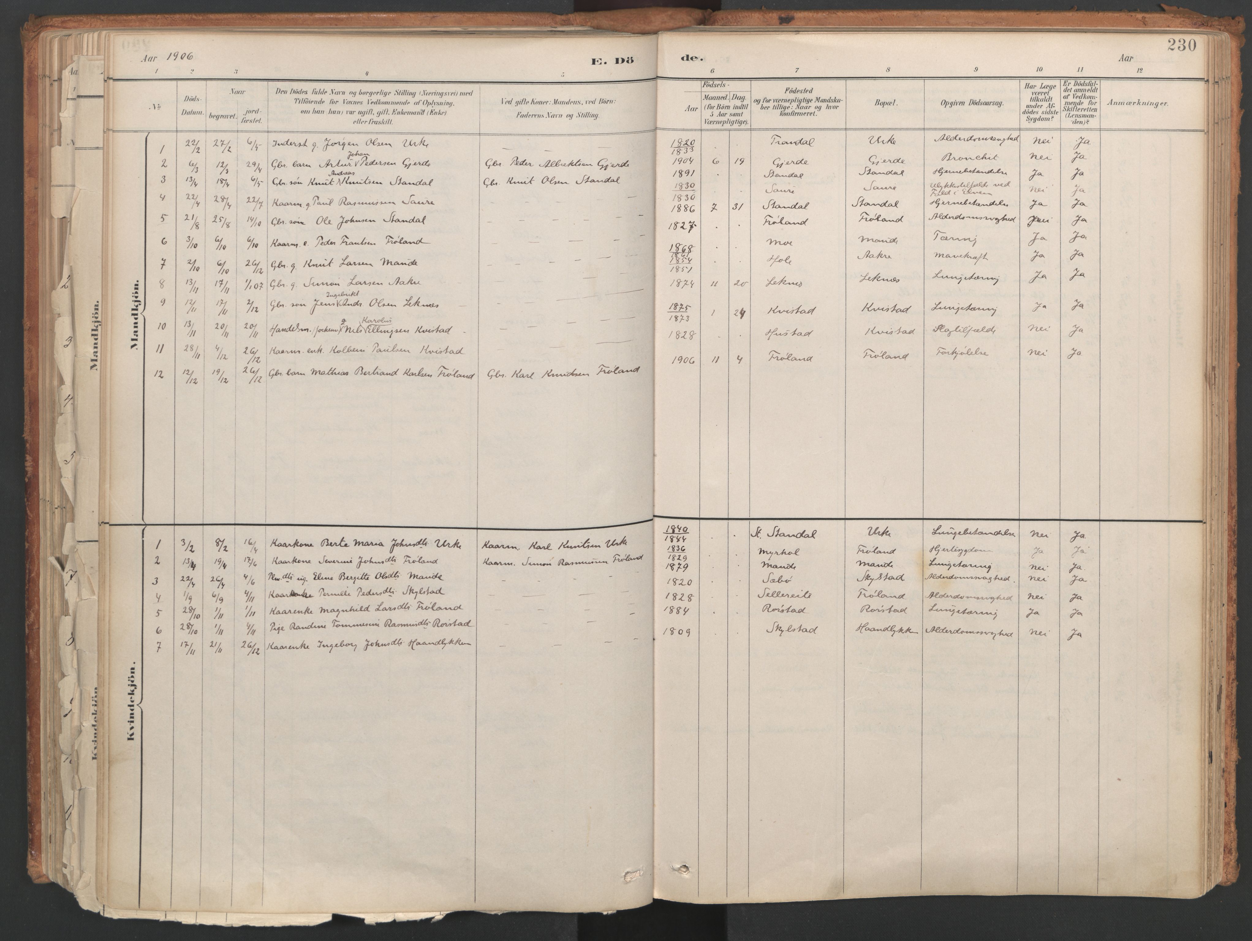 Ministerialprotokoller, klokkerbøker og fødselsregistre - Møre og Romsdal, SAT/A-1454/515/L0211: Parish register (official) no. 515A07, 1886-1910, p. 230