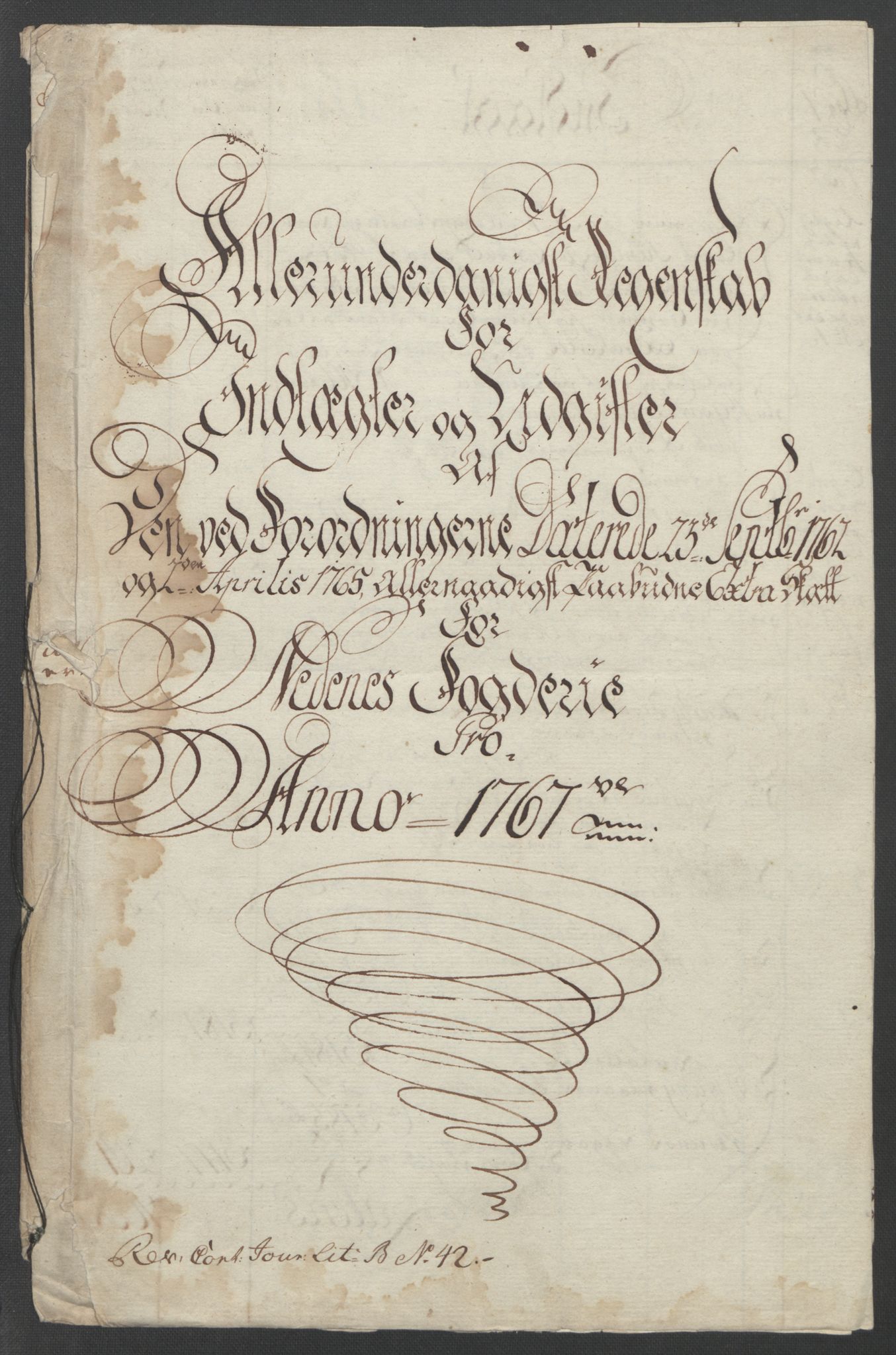 Rentekammeret inntil 1814, Reviderte regnskaper, Fogderegnskap, RA/EA-4092/R39/L2424: Ekstraskatten Nedenes, 1762-1767, p. 322