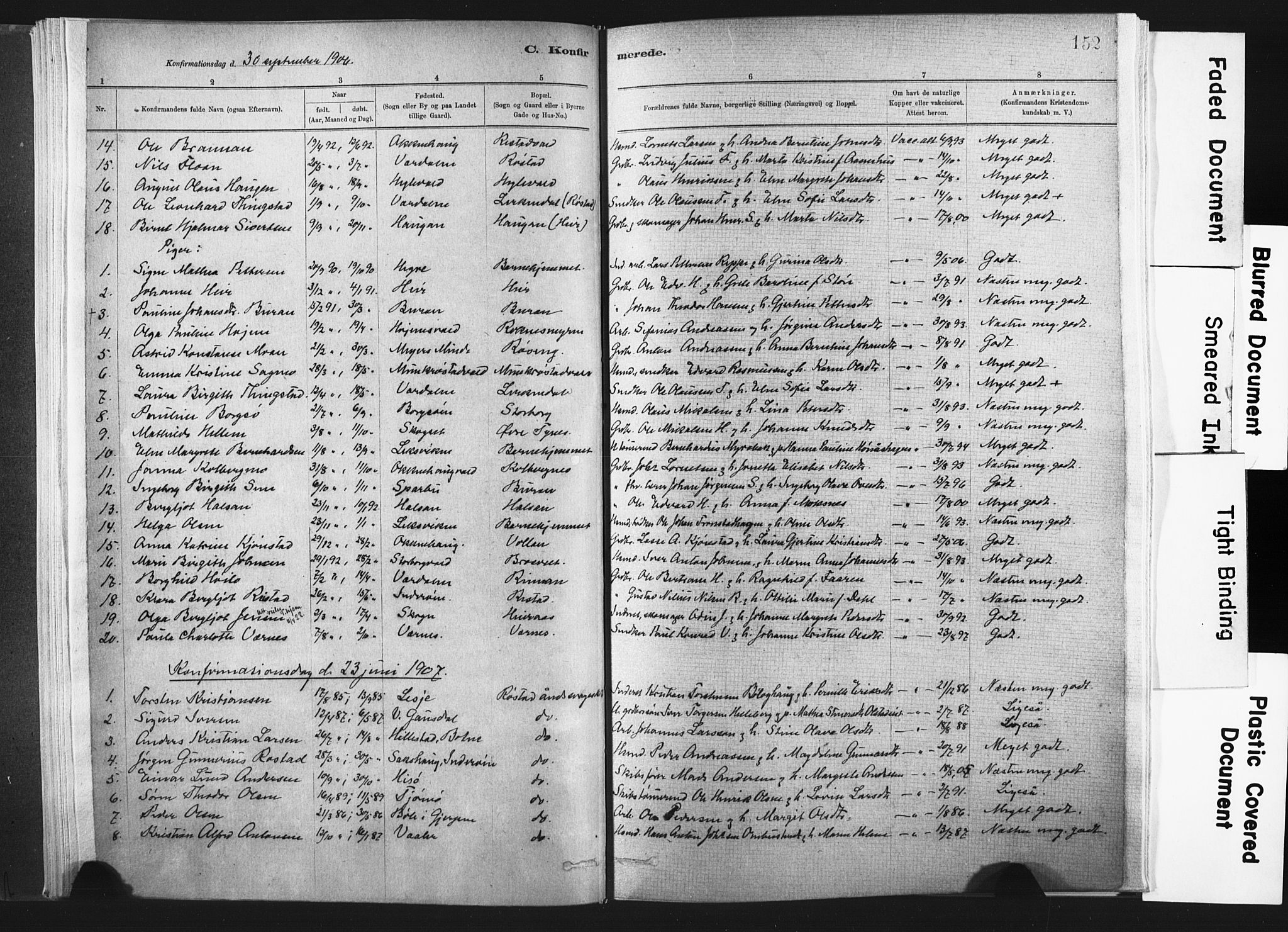 Ministerialprotokoller, klokkerbøker og fødselsregistre - Nord-Trøndelag, SAT/A-1458/721/L0207: Parish register (official) no. 721A02, 1880-1911, p. 152