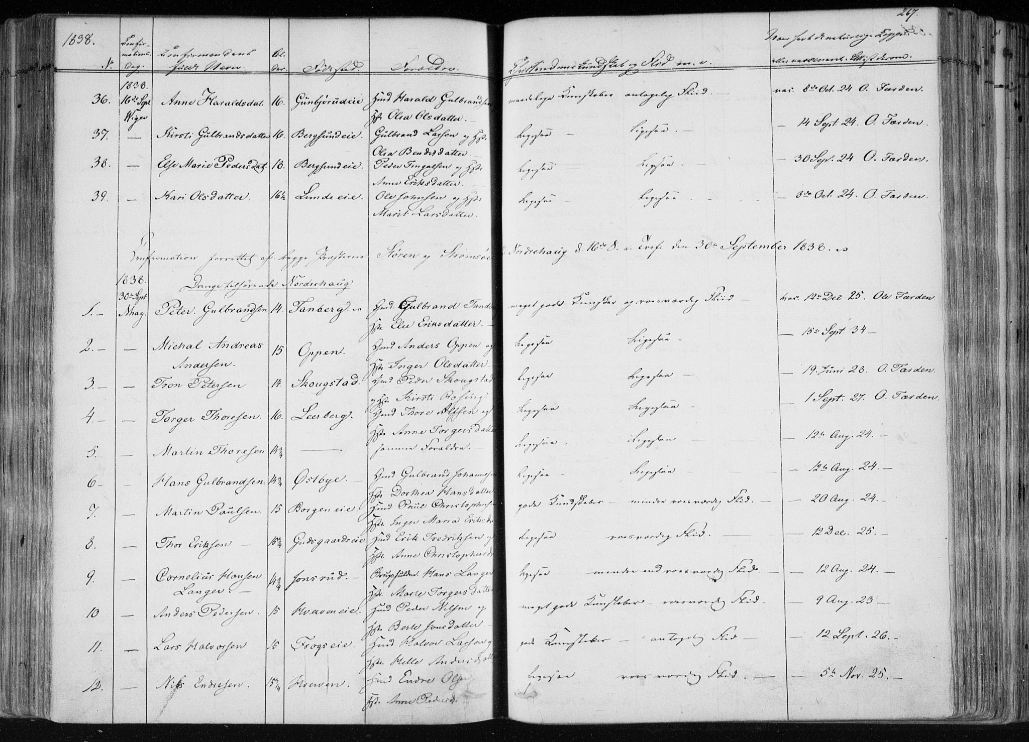 Norderhov kirkebøker, AV/SAKO-A-237/F/Fa/L0010: Parish register (official) no. 10, 1837-1847, p. 267