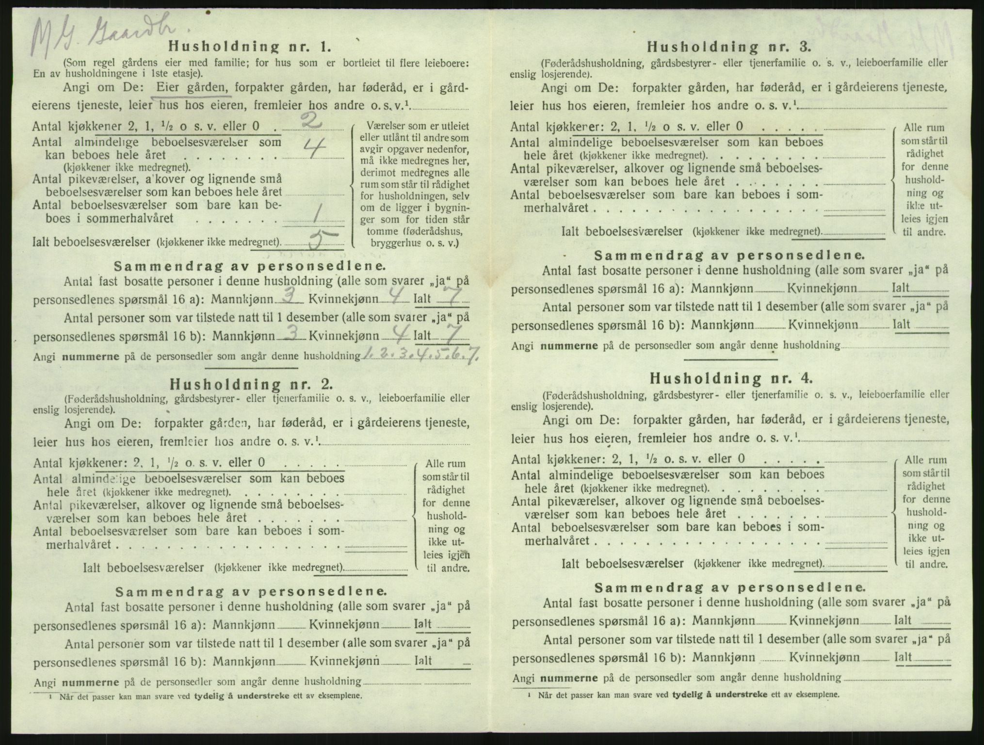 SAKO, 1920 census for Brunlanes, 1920, p. 966