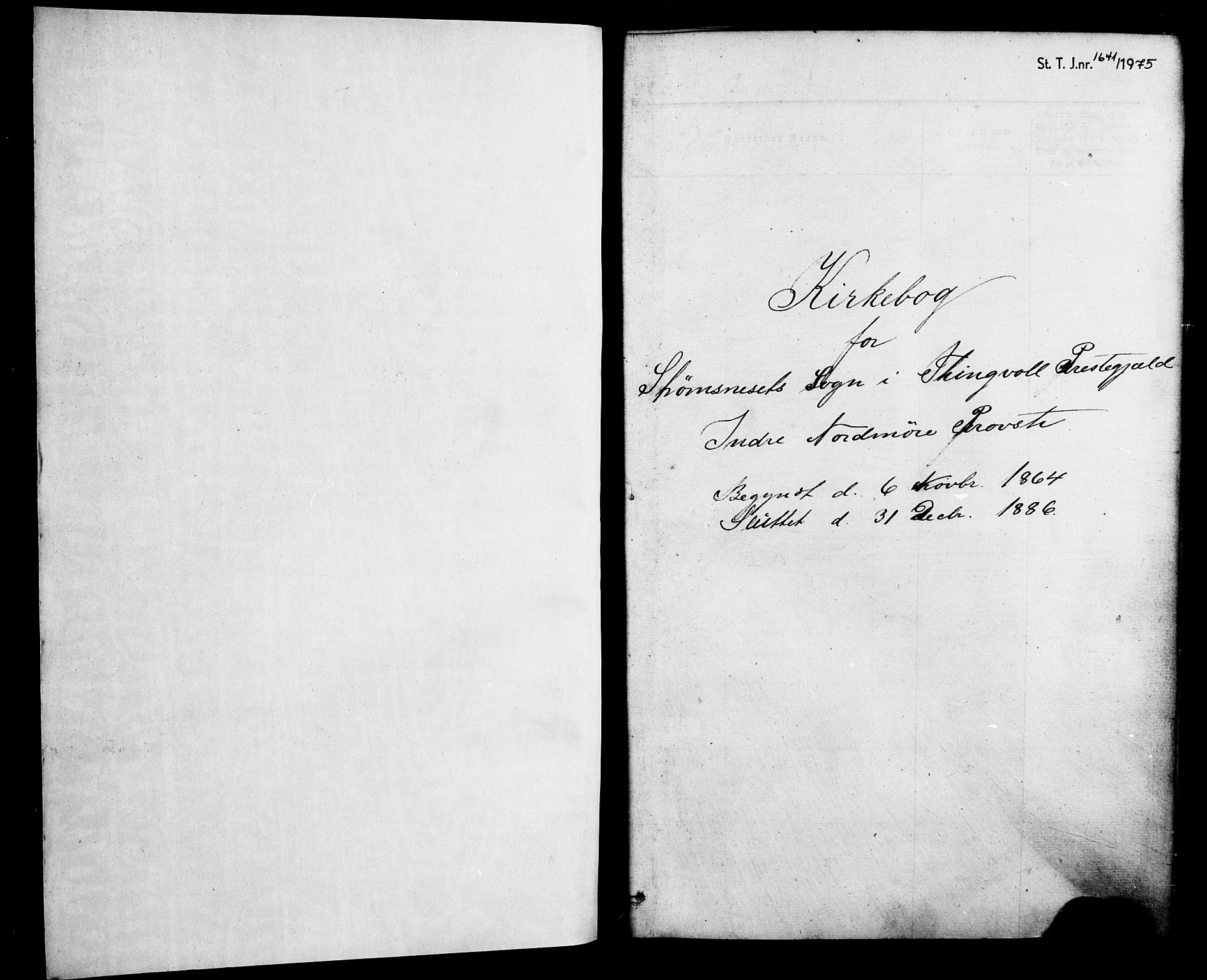 Ministerialprotokoller, klokkerbøker og fødselsregistre - Møre og Romsdal, SAT/A-1454/587/L0999: Parish register (official) no. 587A01, 1864-1886