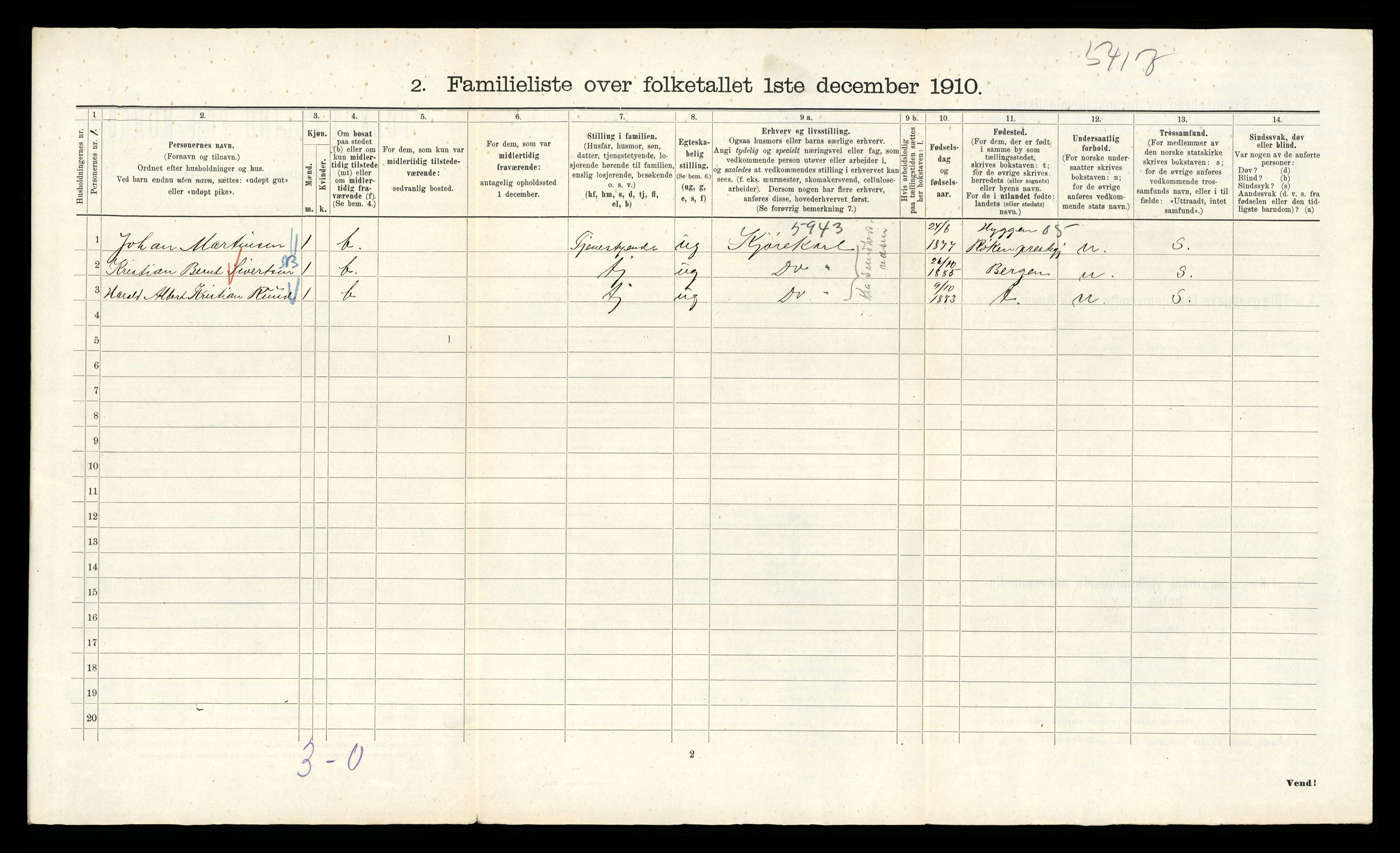 RA, 1910 census for Kristiania, 1910, p. 34434