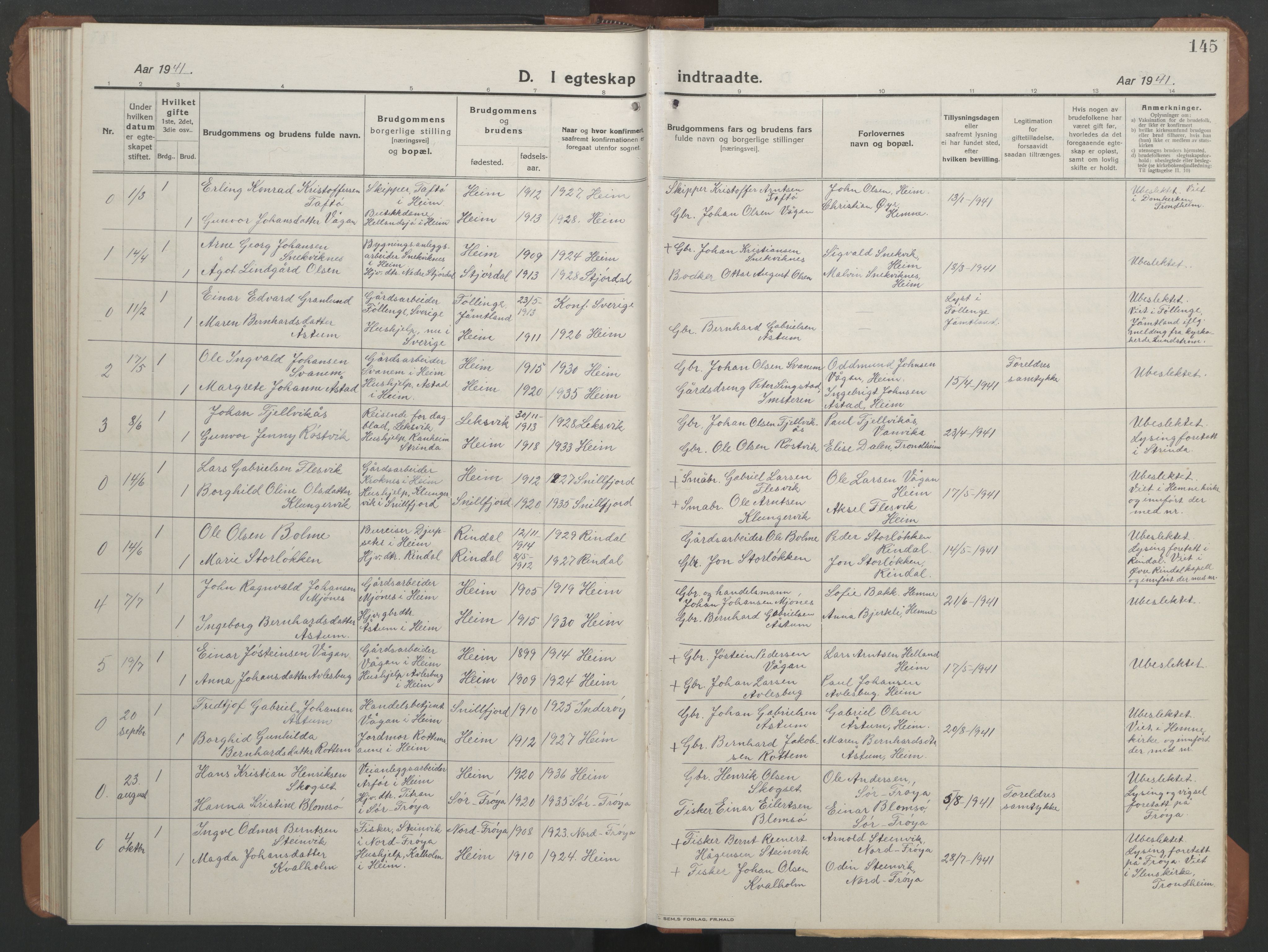 Ministerialprotokoller, klokkerbøker og fødselsregistre - Sør-Trøndelag, SAT/A-1456/633/L0521: Parish register (copy) no. 633C03, 1921-1946, p. 137