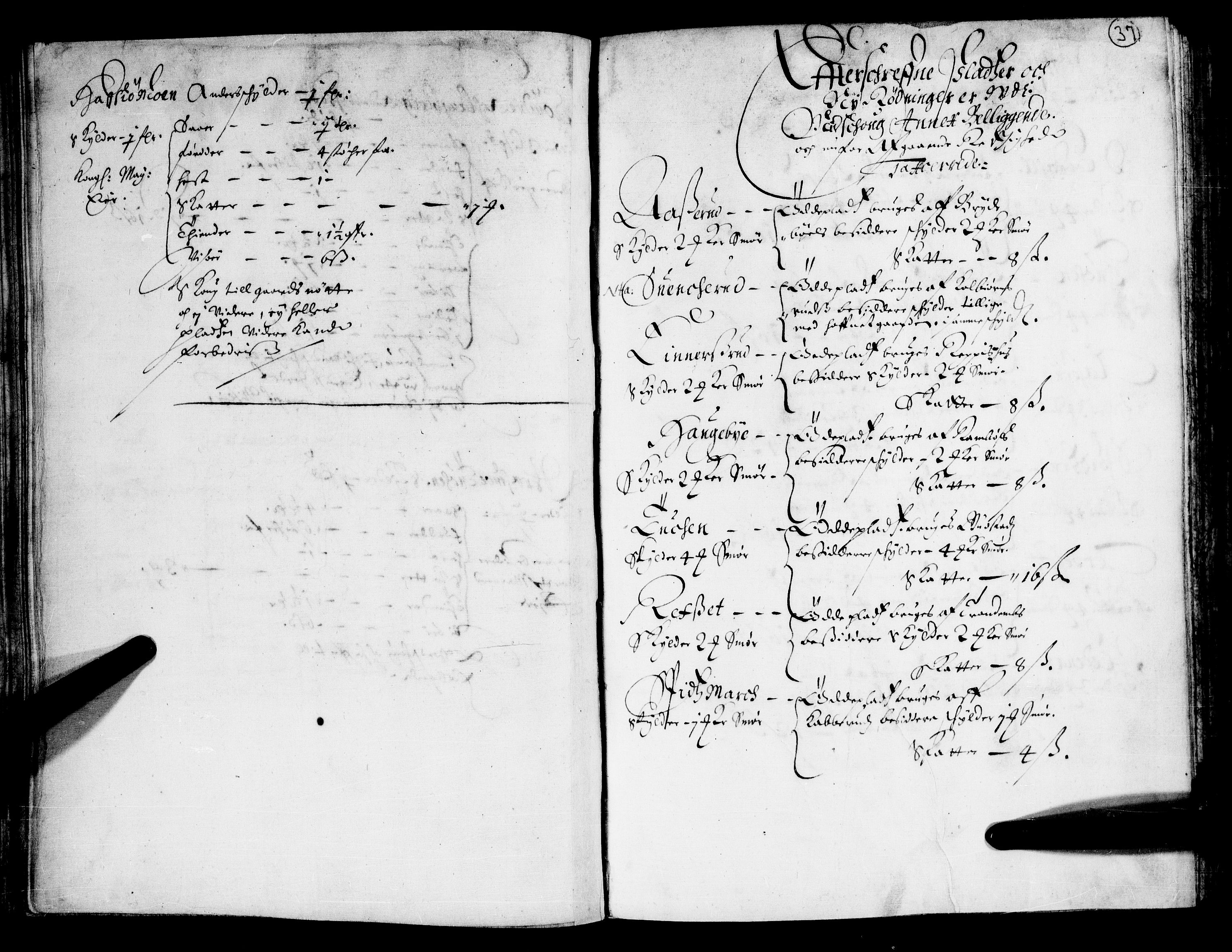 Rentekammeret inntil 1814, Realistisk ordnet avdeling, AV/RA-EA-4070/N/Nb/Nba/L0011: Odal, Solør og Østerdalen fogderi, 1667, p. 36b-37a