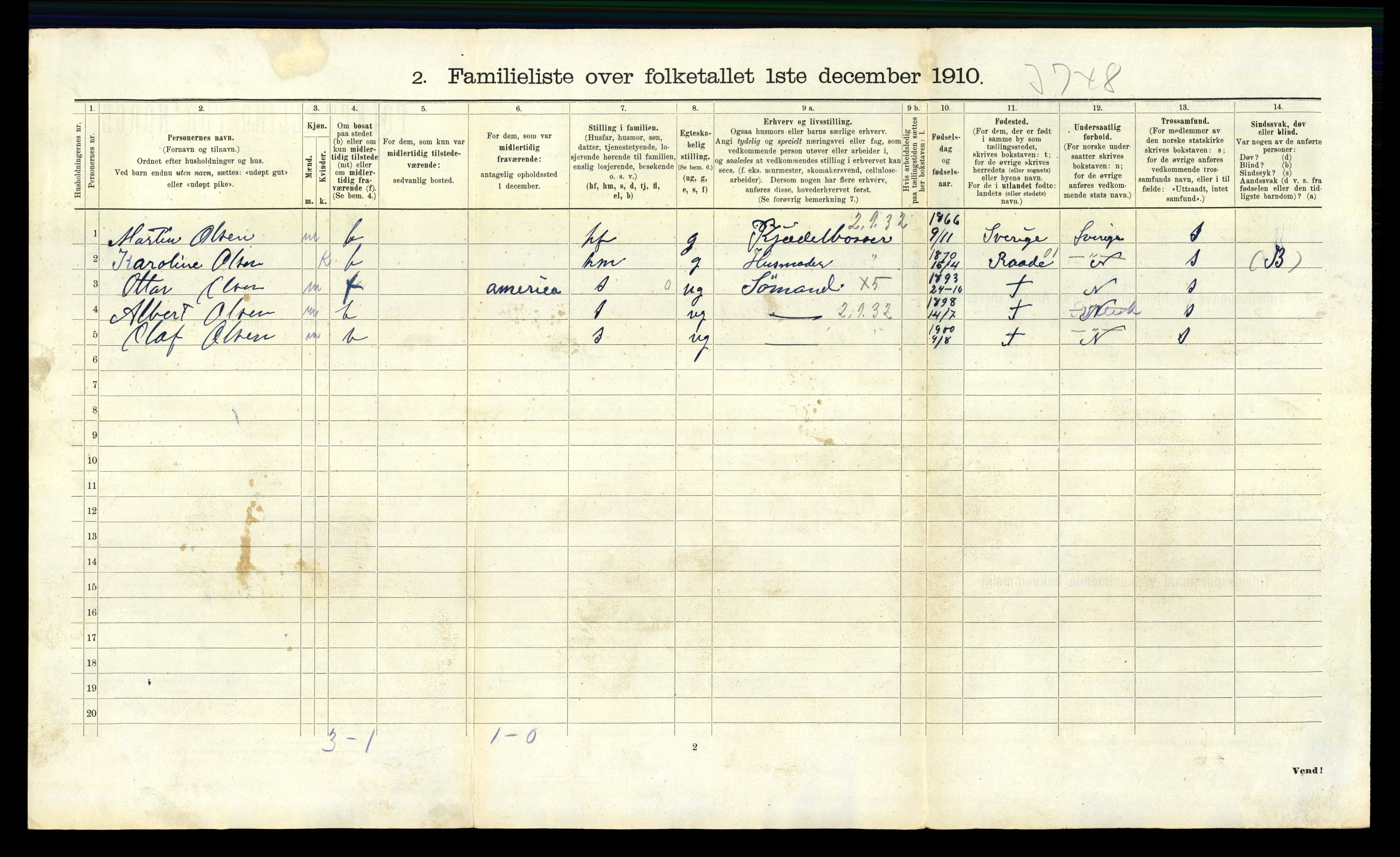 RA, 1910 census for Fredrikstad, 1910, p. 8001