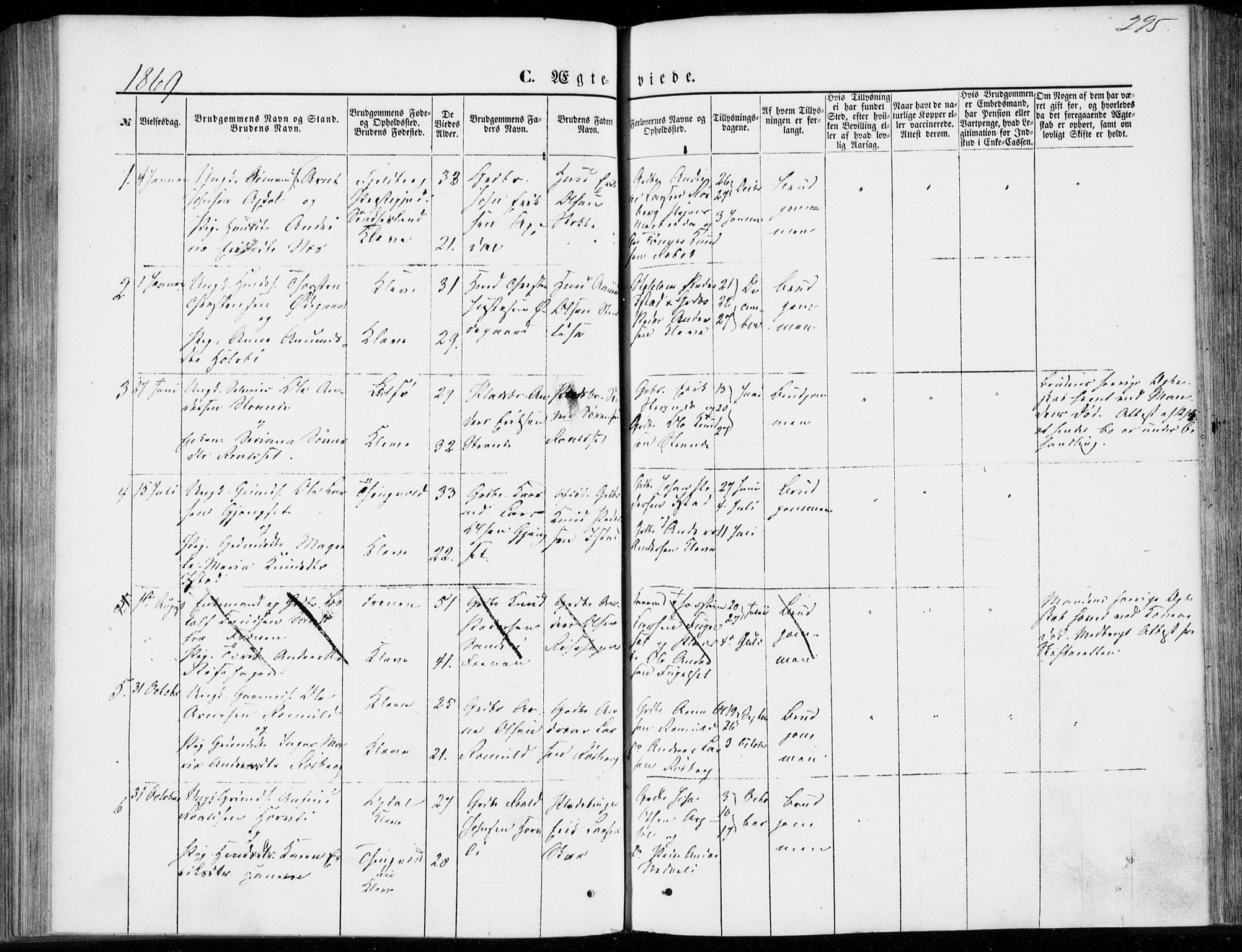 Ministerialprotokoller, klokkerbøker og fødselsregistre - Møre og Romsdal, SAT/A-1454/557/L0681: Parish register (official) no. 557A03, 1869-1886, p. 295