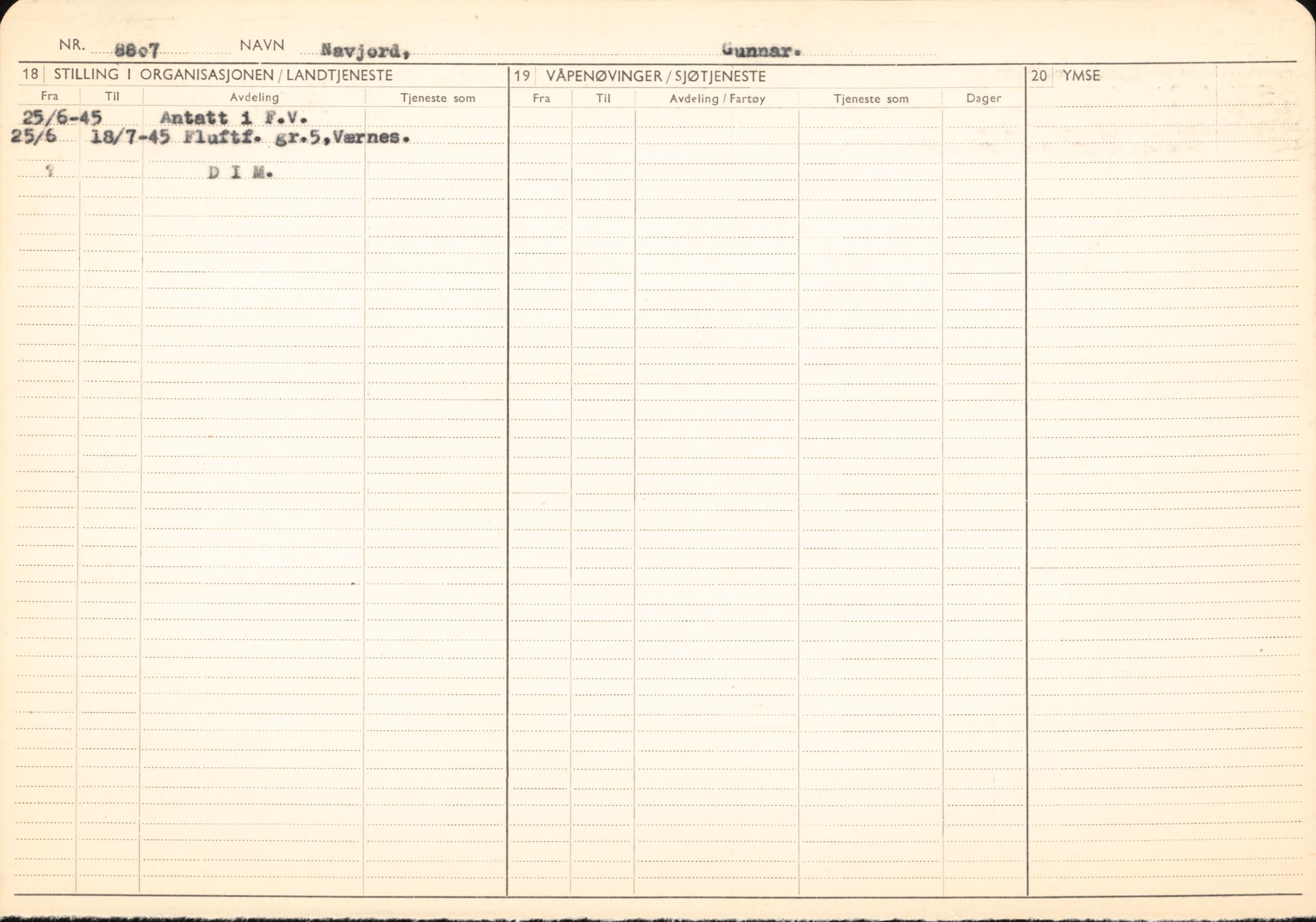 Forsvaret, Forsvarets overkommando/Luftforsvarsstaben, AV/RA-RAFA-4079/P/Pa/L0013: Personellmapper, 1905, p. 457