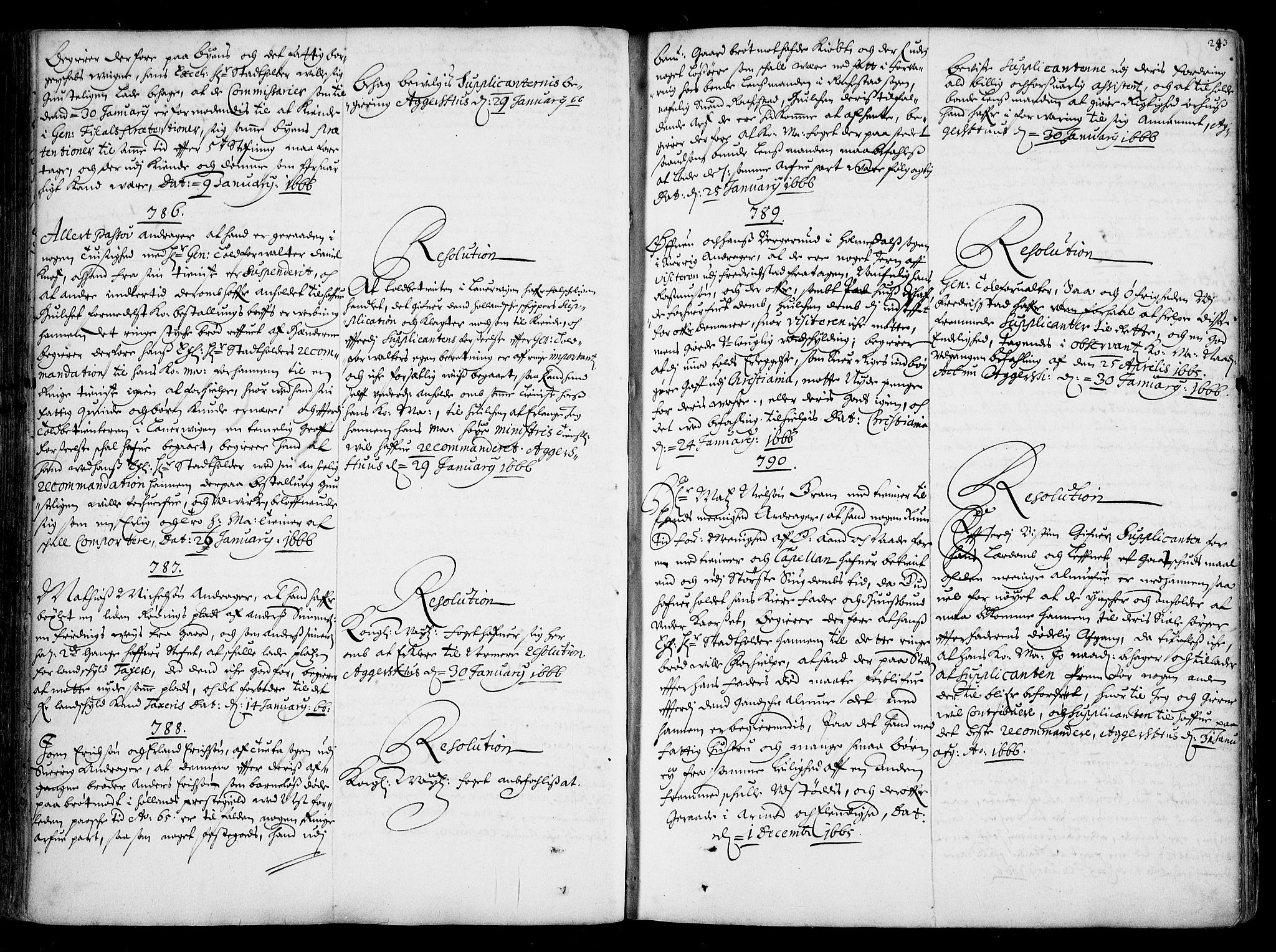 Stattholderembetet 1572-1771, AV/RA-EA-2870/Ad/L0001: Supplikasjons- og resolusjonsprotokoll, 1662-1669, p. 282b-283a