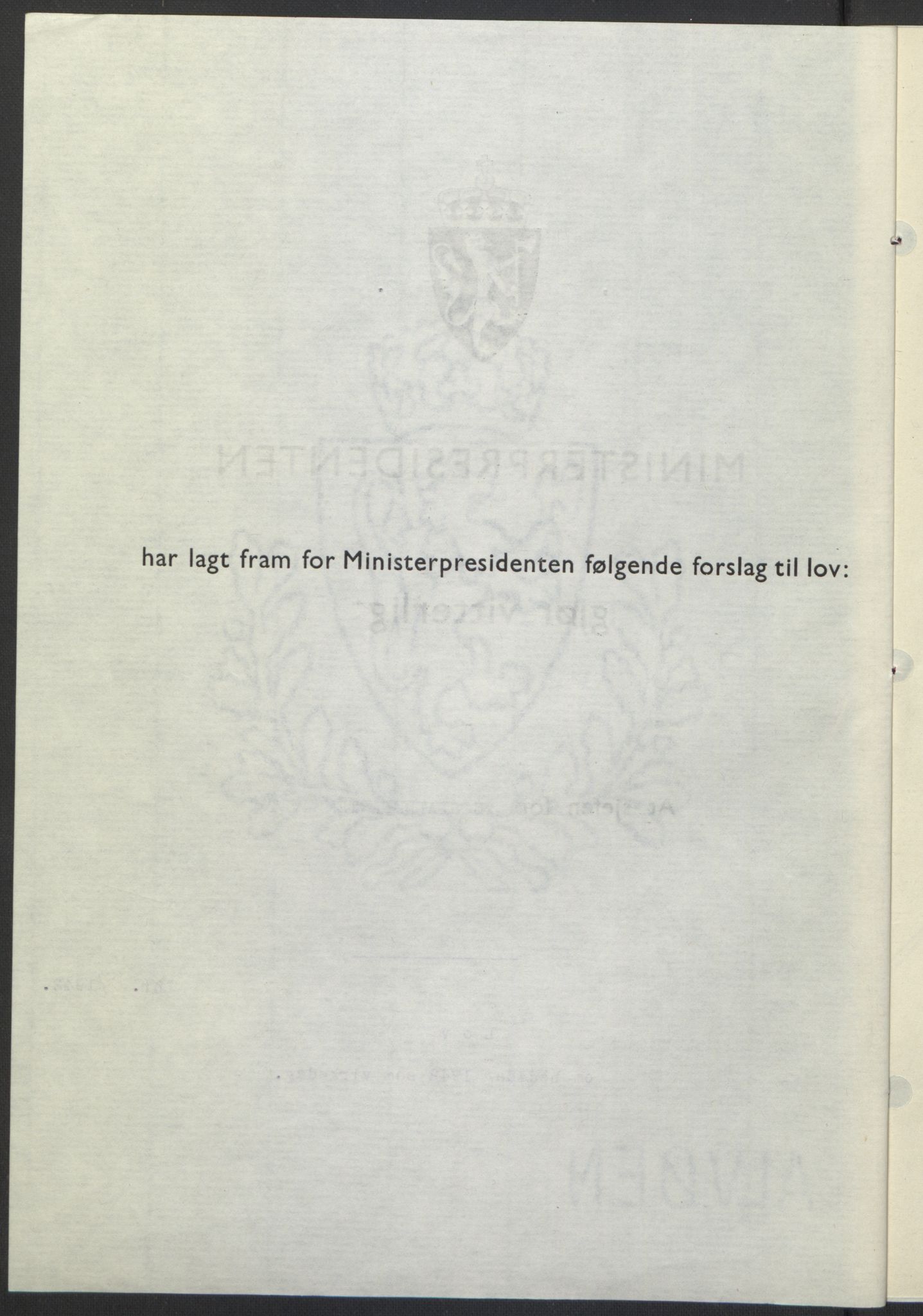 NS-administrasjonen 1940-1945 (Statsrådsekretariatet, de kommisariske statsråder mm), RA/S-4279/D/Db/L0098: Lover II, 1942, p. 445