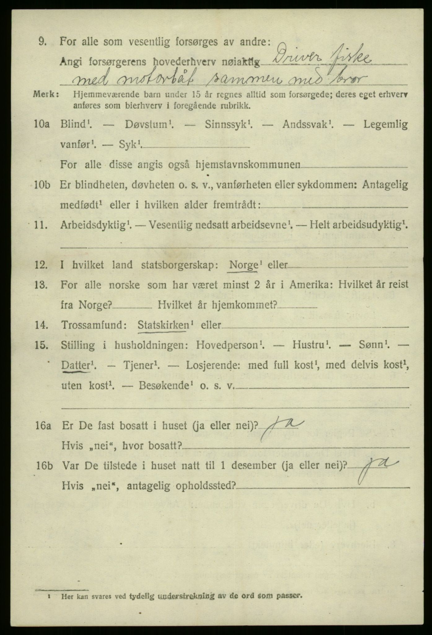 SAB, 1920 census for Kinn, 1920, p. 5342