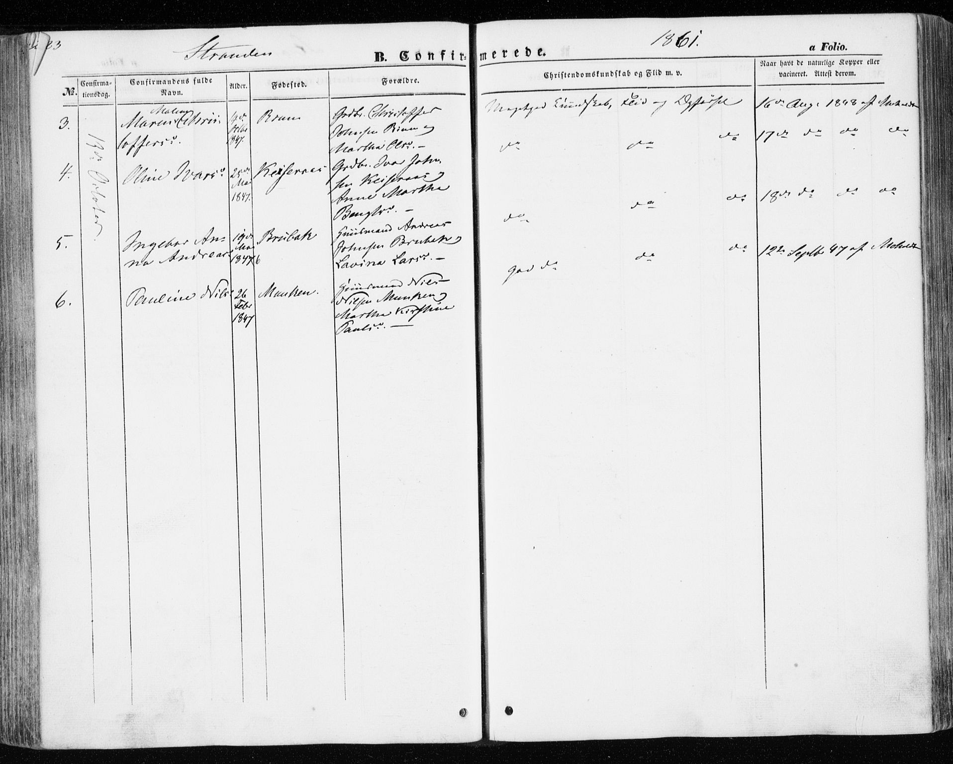 Ministerialprotokoller, klokkerbøker og fødselsregistre - Nord-Trøndelag, SAT/A-1458/701/L0008: Parish register (official) no. 701A08 /1, 1854-1863, p. 223