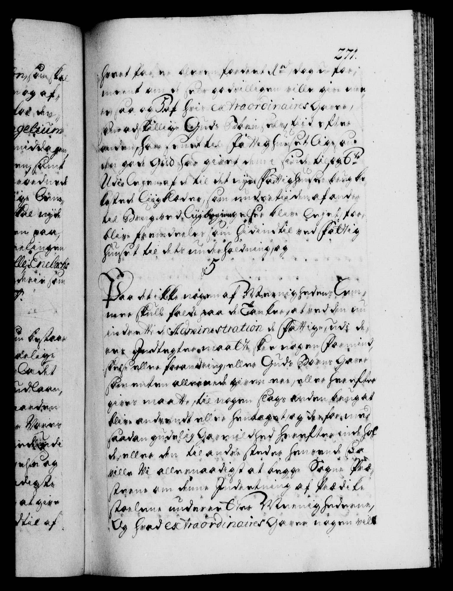 Danske Kanselli 1572-1799, AV/RA-EA-3023/F/Fc/Fca/Fcaa/L0026: Norske registre, 1729-1730, p. 271a