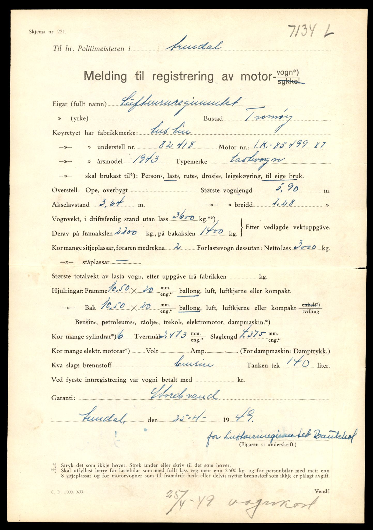 Møre og Romsdal vegkontor - Ålesund trafikkstasjon, SAT/A-4099/F/Fe/L0036: Registreringskort for kjøretøy T 12831 - T 13030, 1927-1998, p. 221