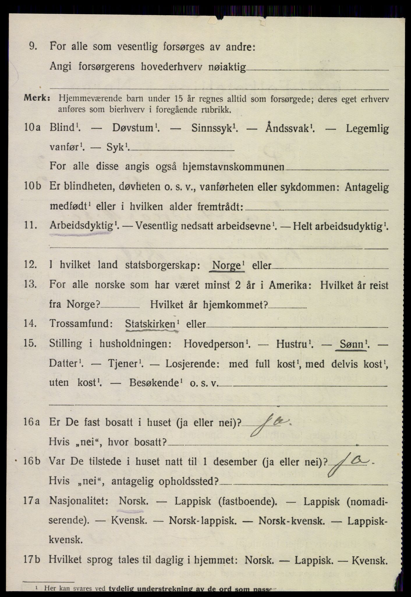 SAT, 1920 census for Rødøy, 1920, p. 2569