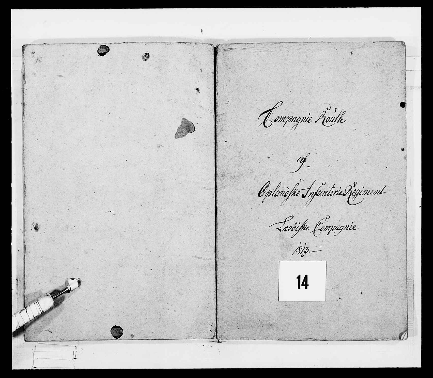 Generalitets- og kommissariatskollegiet, Det kongelige norske kommissariatskollegium, AV/RA-EA-5420/E/Eh/L0069: Opplandske gevorbne infanteriregiment, 1810-1818, p. 662