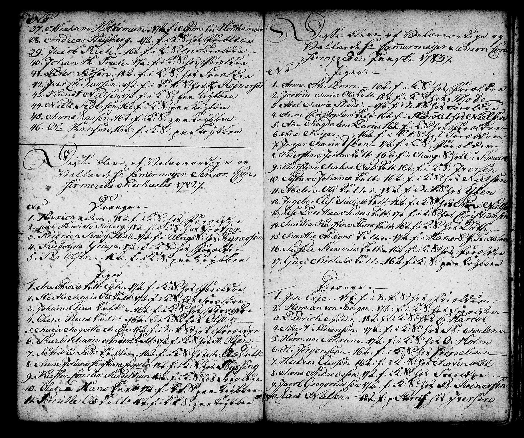 Korskirken sokneprestembete, SAB/A-76101/H/Haa/L0007: Parish register (official) no. A 7, 1736-1839, p. 82