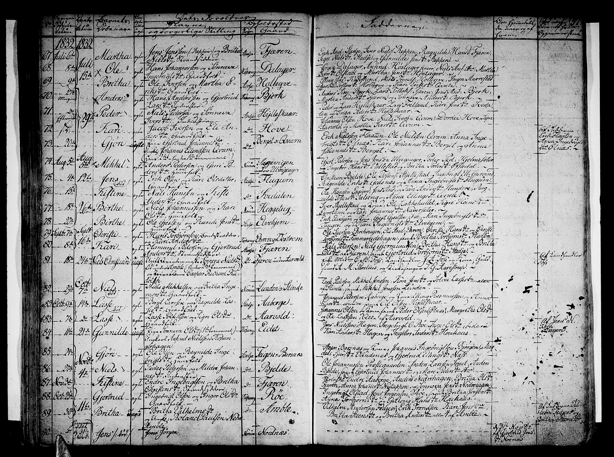 Sogndal sokneprestembete, SAB/A-81301/H/Haa/Haaa/L0010: Parish register (official) no. A 10, 1821-1838, p. 57