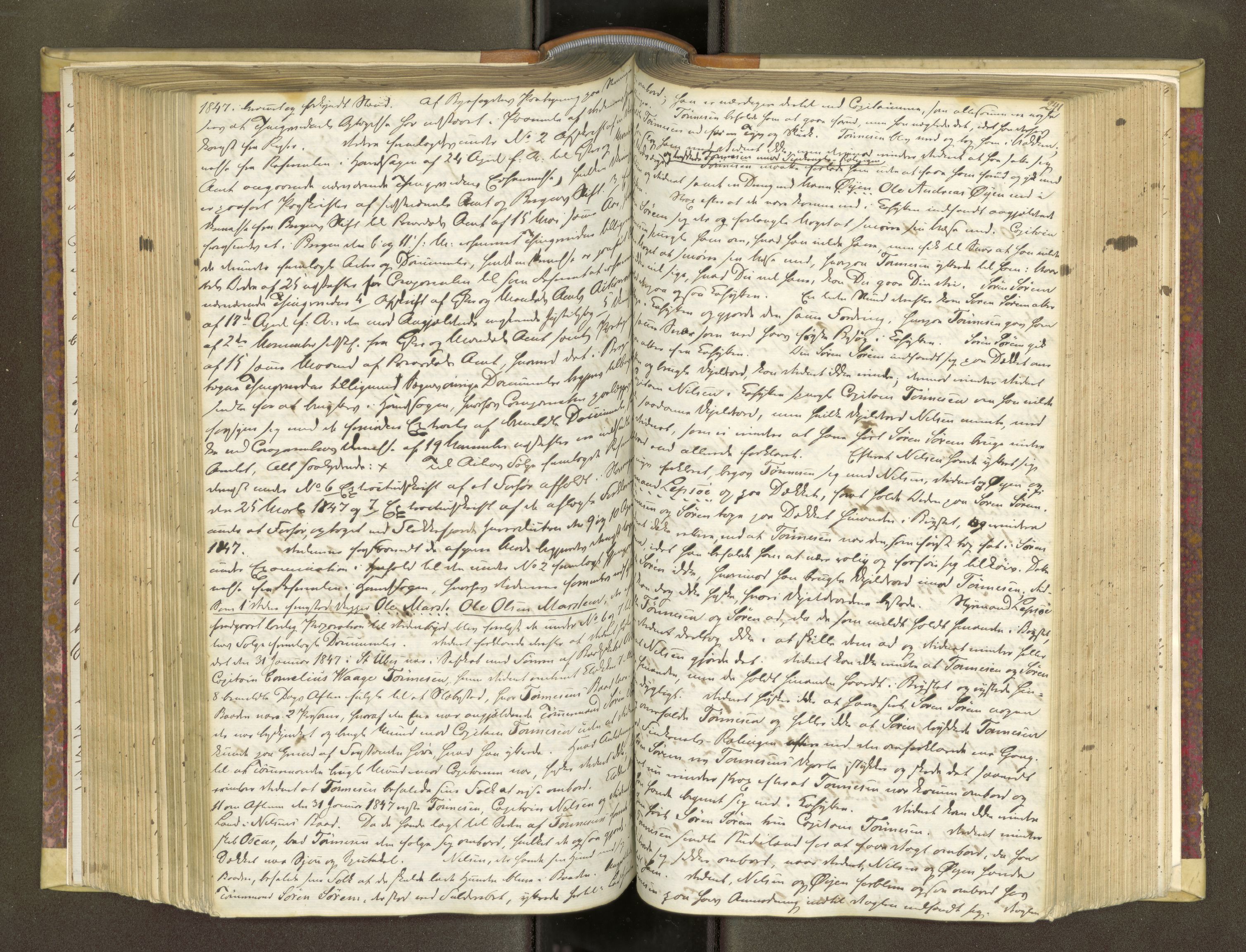 Kristiansund byfogd, AV/SAT-A-4587/A/01/L0014: Justisprotokoll. Aut. 26.09.1846, 1846-1848, p. 240b-241a