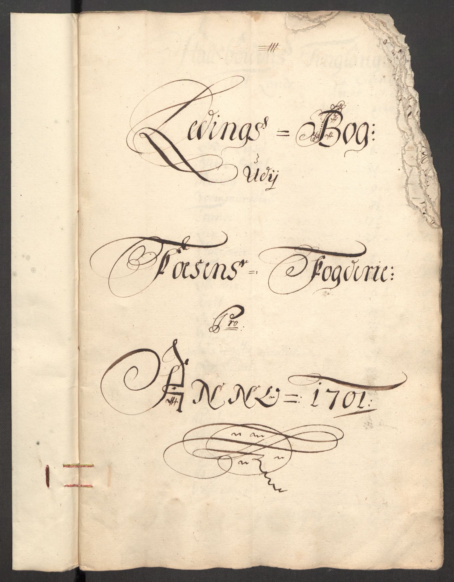 Rentekammeret inntil 1814, Reviderte regnskaper, Fogderegnskap, AV/RA-EA-4092/R57/L3854: Fogderegnskap Fosen, 1700-1701, p. 233