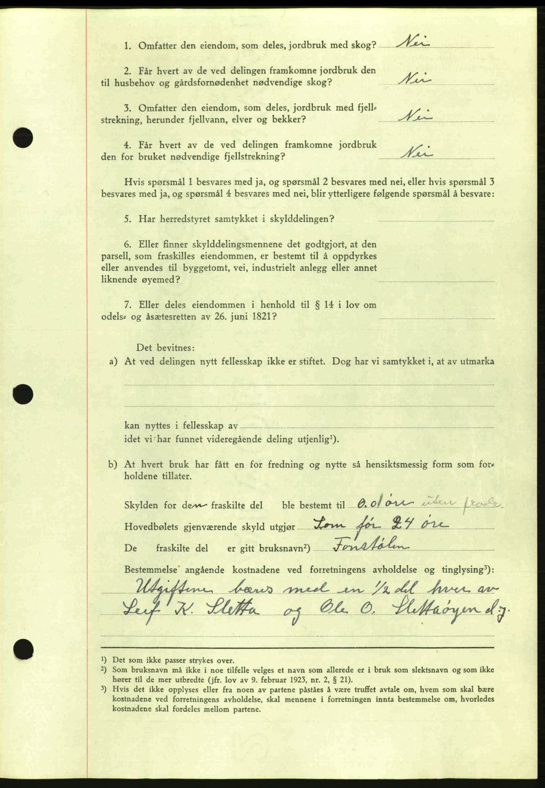 Romsdal sorenskriveri, AV/SAT-A-4149/1/2/2C: Mortgage book no. A15, 1943-1944, Diary no: : 283/1944