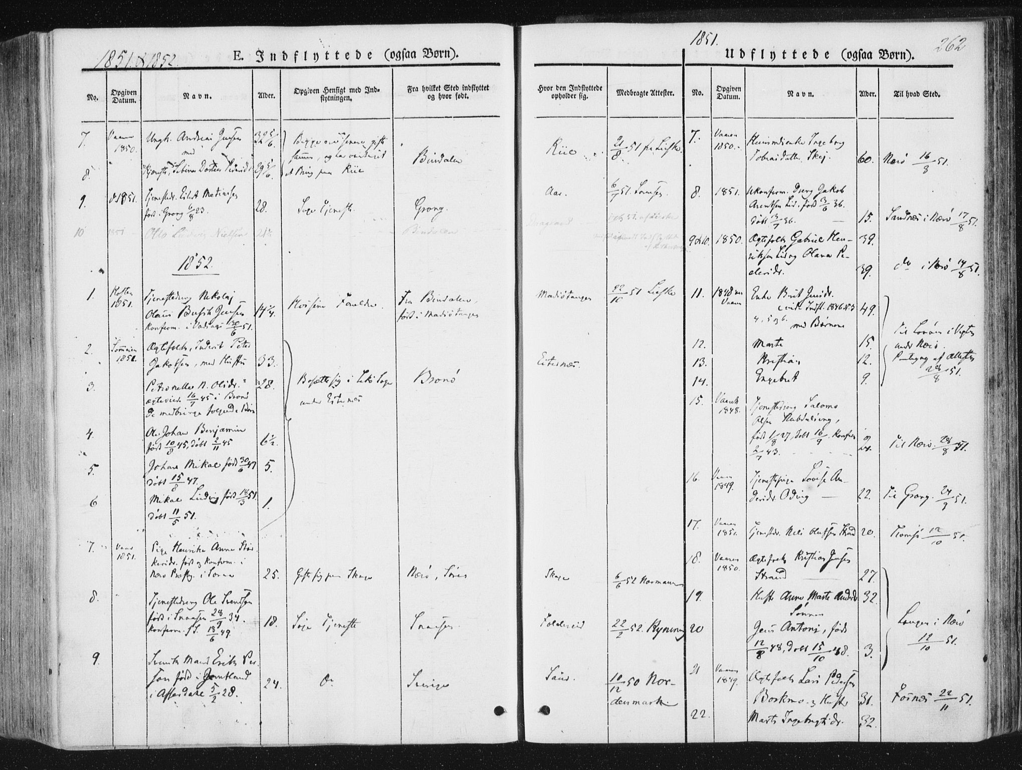 Ministerialprotokoller, klokkerbøker og fødselsregistre - Nord-Trøndelag, SAT/A-1458/780/L0640: Parish register (official) no. 780A05, 1845-1856, p. 262