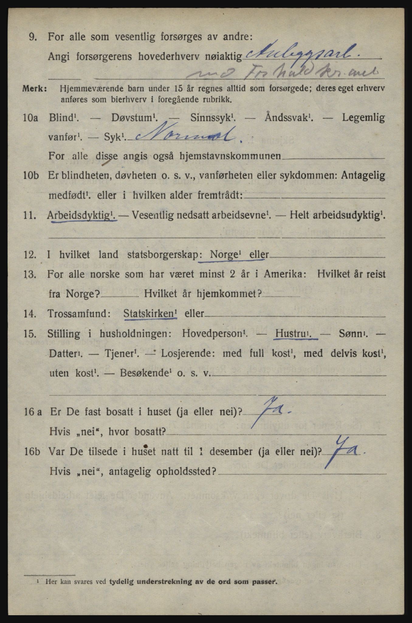 SAO, 1920 census for Berg, 1920, p. 11242