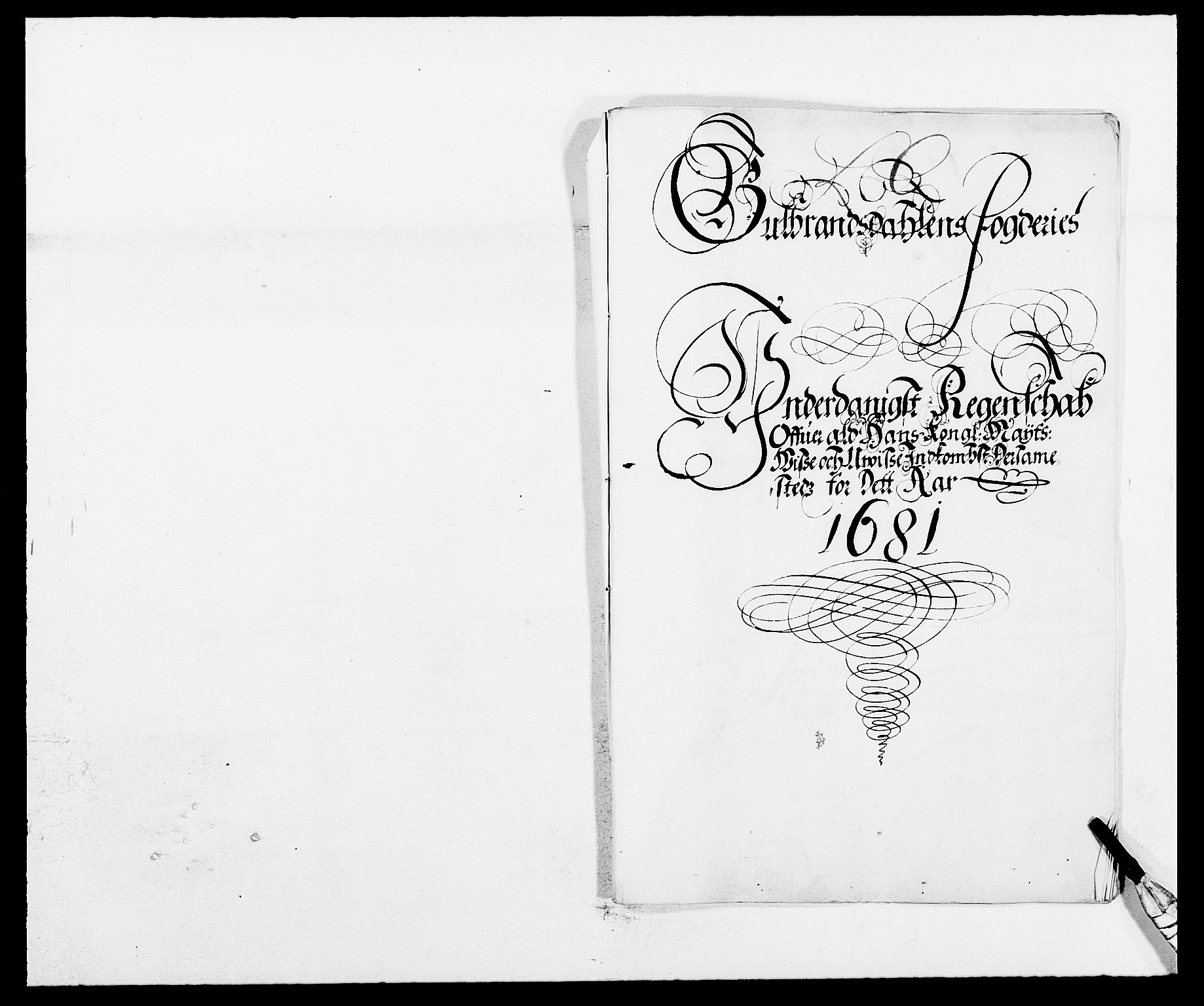Rentekammeret inntil 1814, Reviderte regnskaper, Fogderegnskap, RA/EA-4092/R17/L1155: Fogderegnskap Gudbrandsdal, 1681, p. 1