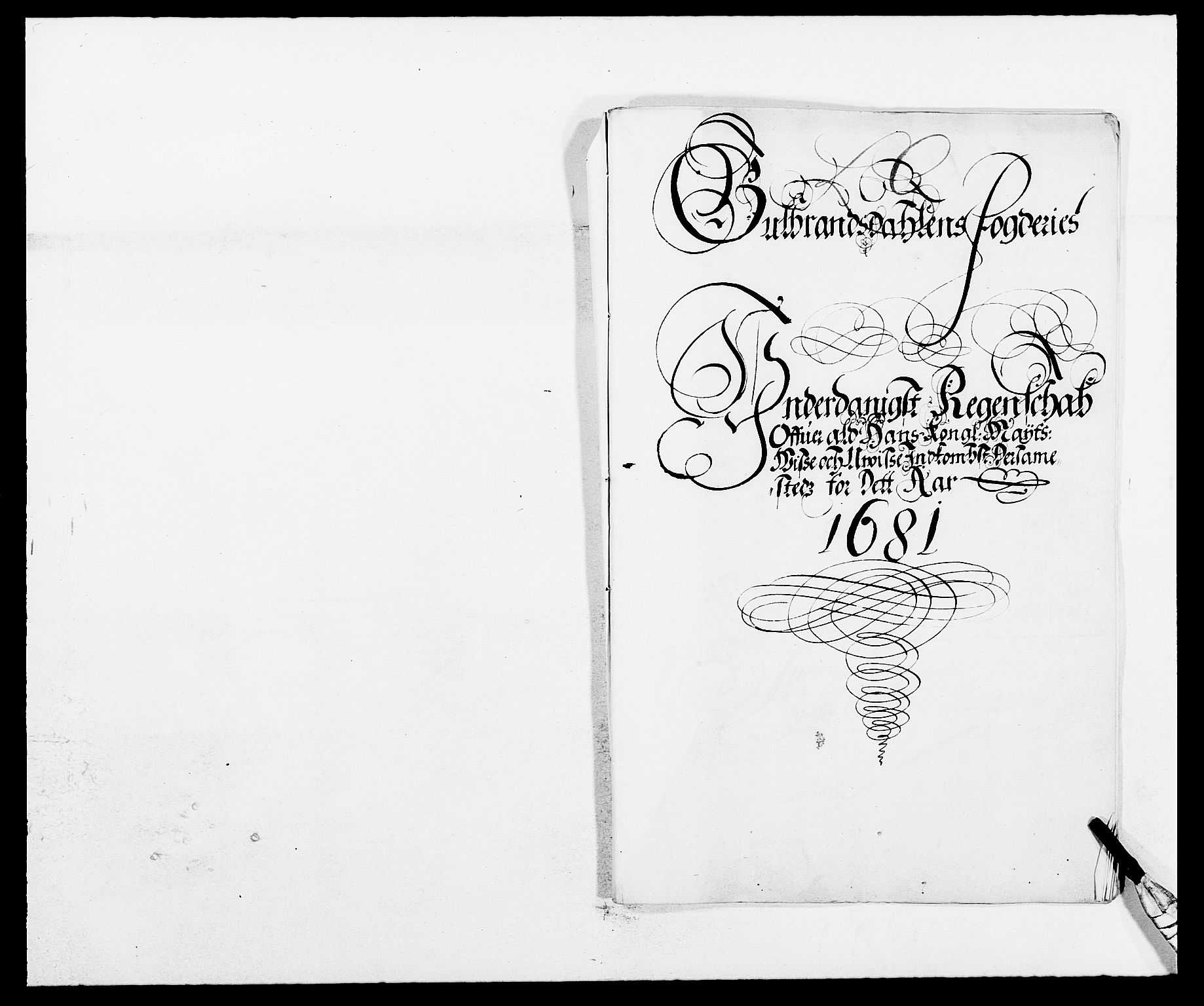 Rentekammeret inntil 1814, Reviderte regnskaper, Fogderegnskap, AV/RA-EA-4092/R17/L1155: Fogderegnskap Gudbrandsdal, 1681, p. 1