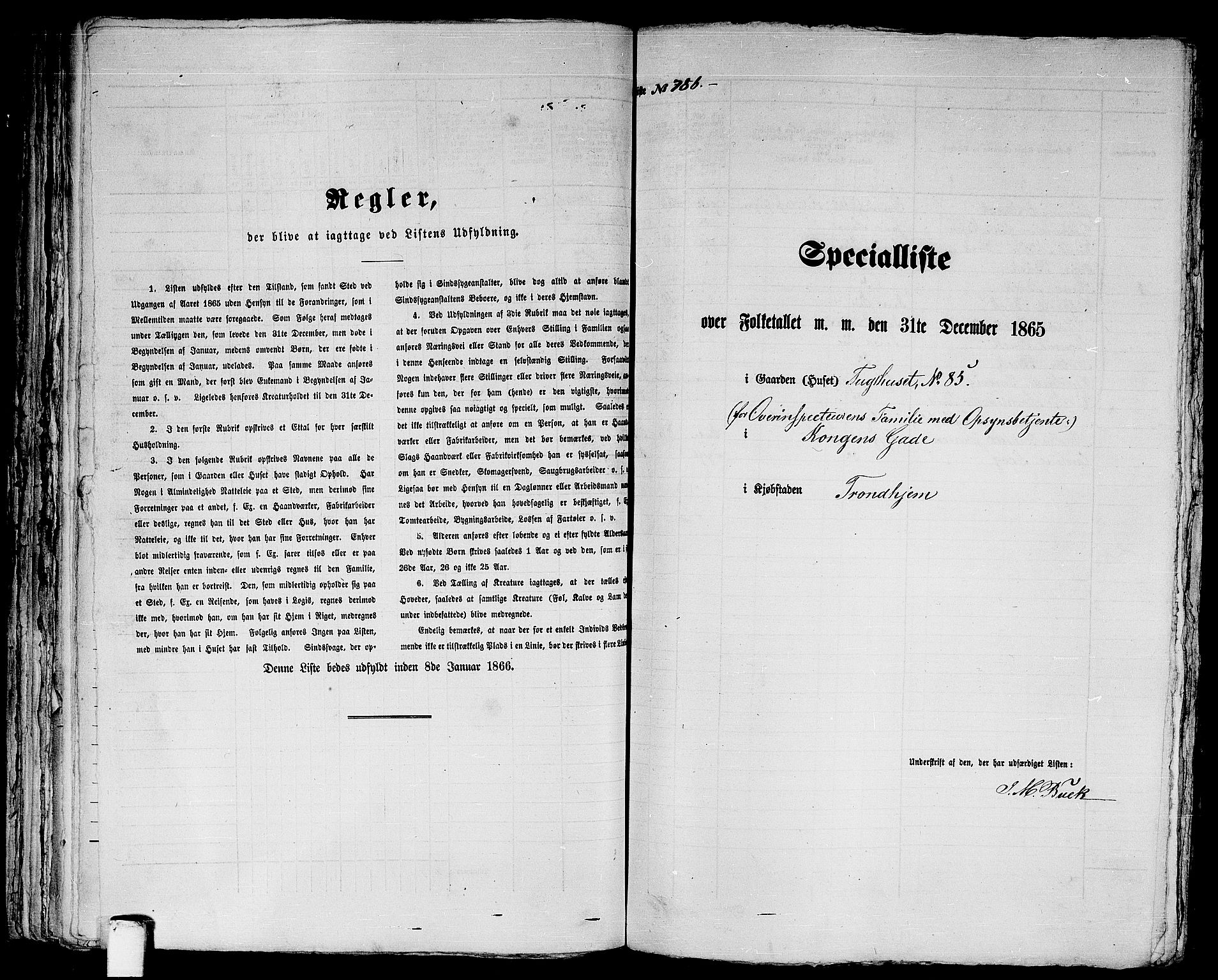 RA, 1865 census for Trondheim, 1865, p. 1644